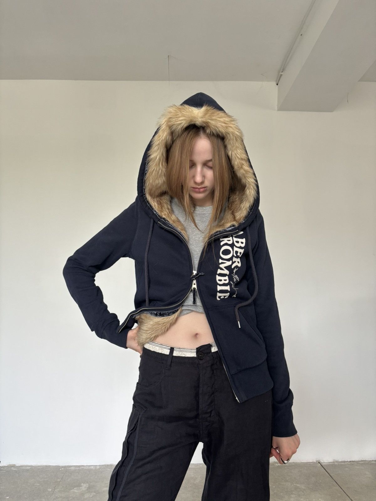 Abercrombie & Fitch Abercombrie Faur Fux Zip Hysteric Size S / US 4 / IT 40 - 1 Thumbnail