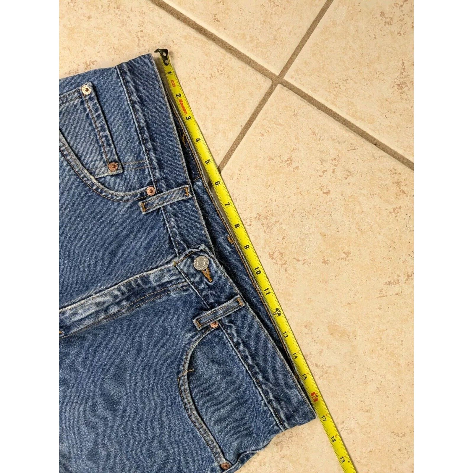 Levi's Vtg 90's Levis Jeans 550 34x32 Relaxed Fit USA Blue Denim Size US 34 / EU 50 - 7 Thumbnail