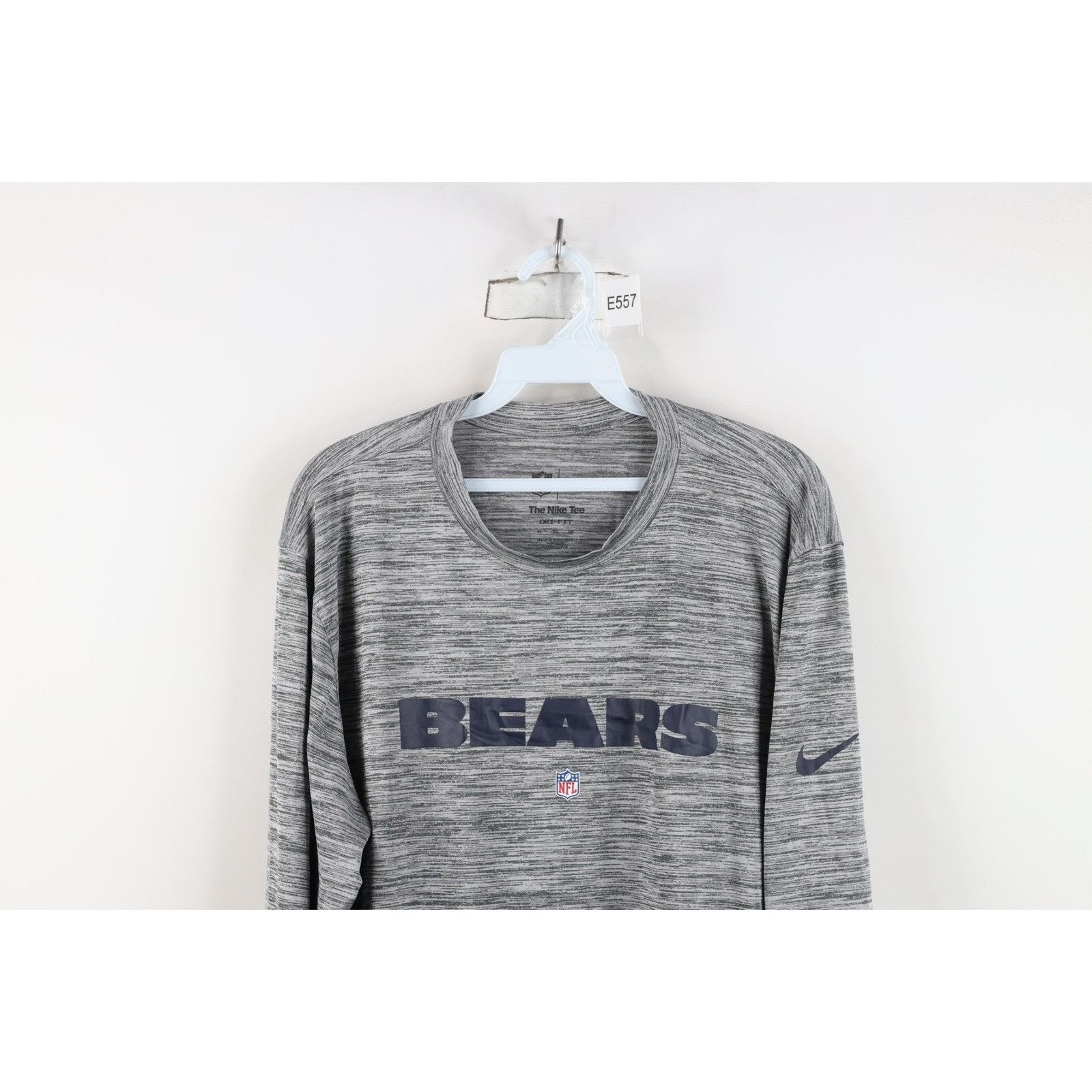 Nike Nike NFL Chicago Bears Football Long Sleeve T-Shirt Size US XL / EU 56 / 4 - 2 Thumbnail