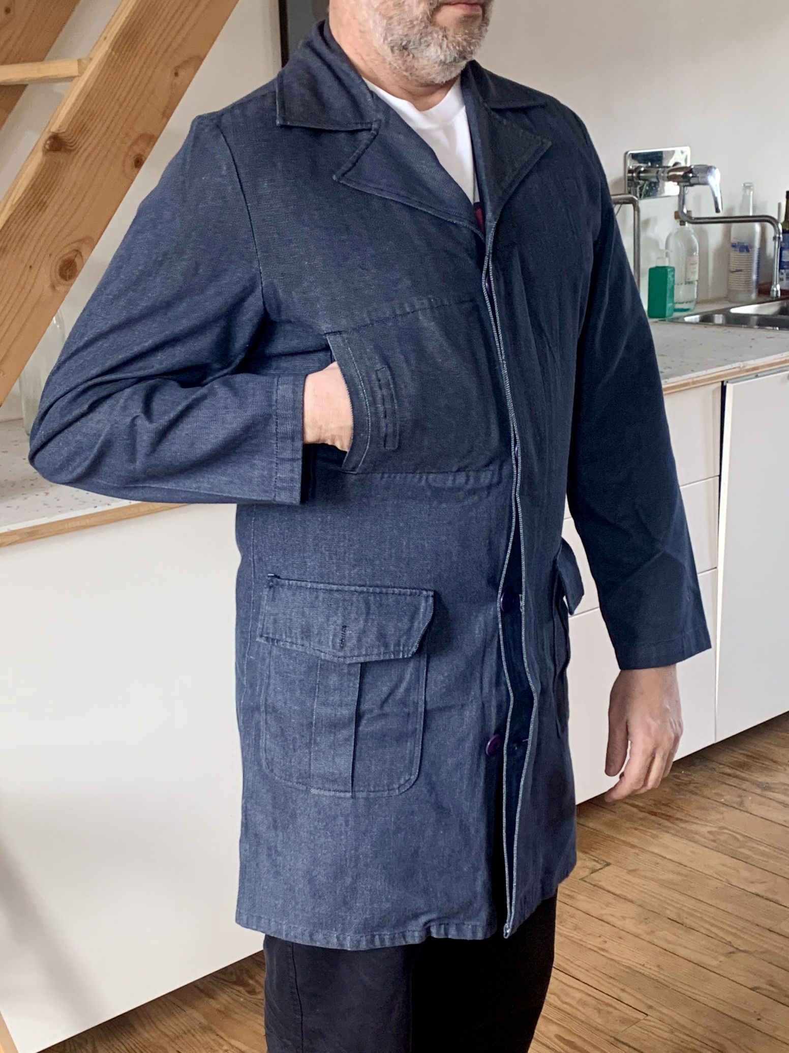G-Star G-star denim long trenchcoat Size US L / EU 52-54 / 3 - 1 Thumbnail