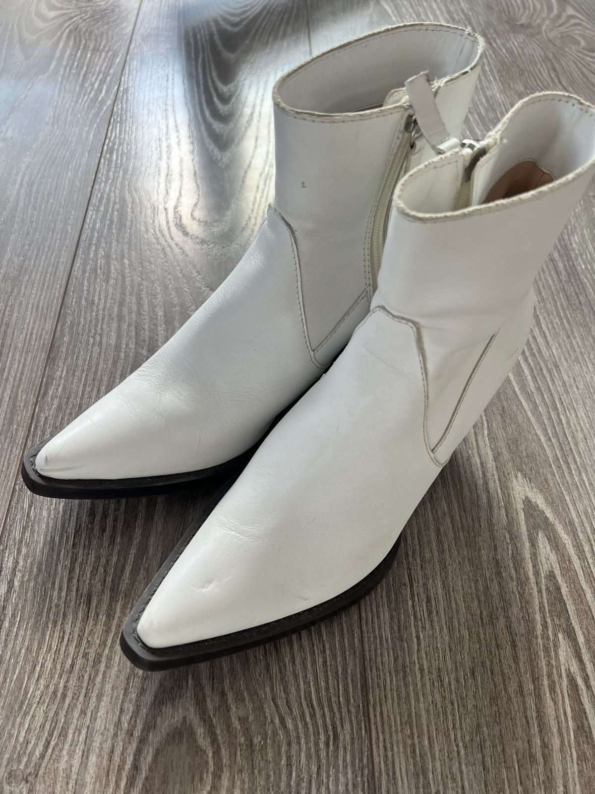 Zara Avant Garde Y2k Leather Opium Archival Zara Woman Boots Size US 6 / IT 36 - 7 Thumbnail