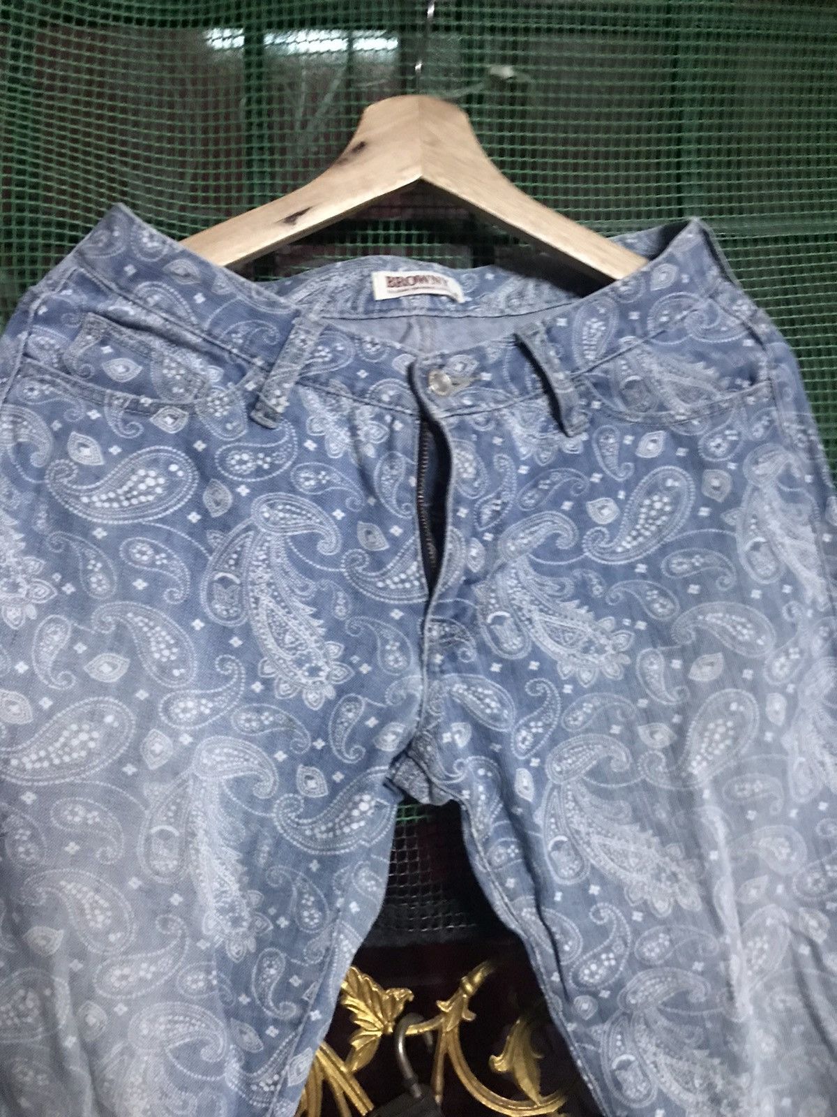 If Six Was Nine Browny Denim Skinny Jeans Fullprint Size 29" - 3 Thumbnail