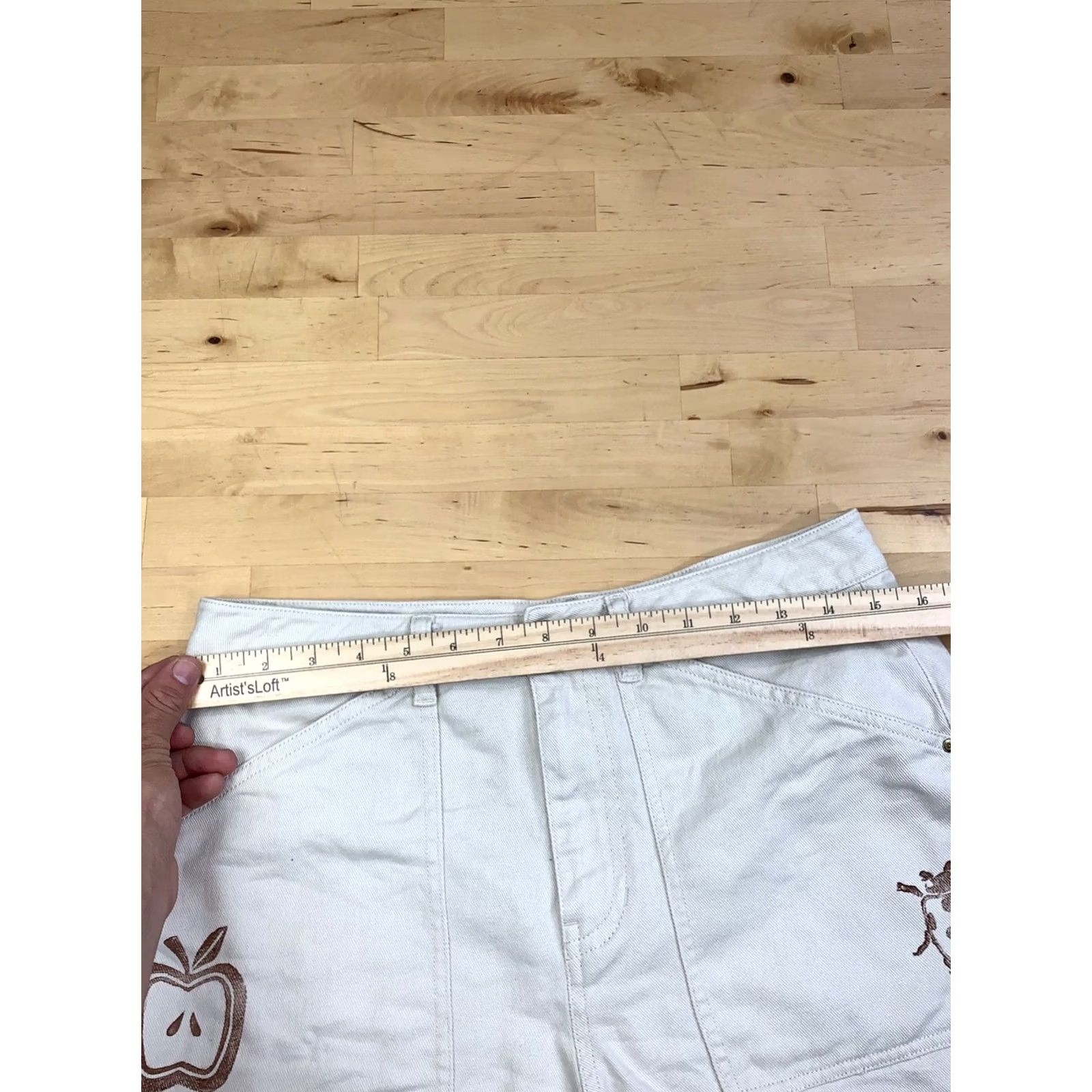 Billabong Billabong Shorts Women 28 Beige Bermuda Casual Beach Surf Skate 3" Inseam 13156 Size 28" / US 6 / IT 42 - 4 Thumbnail