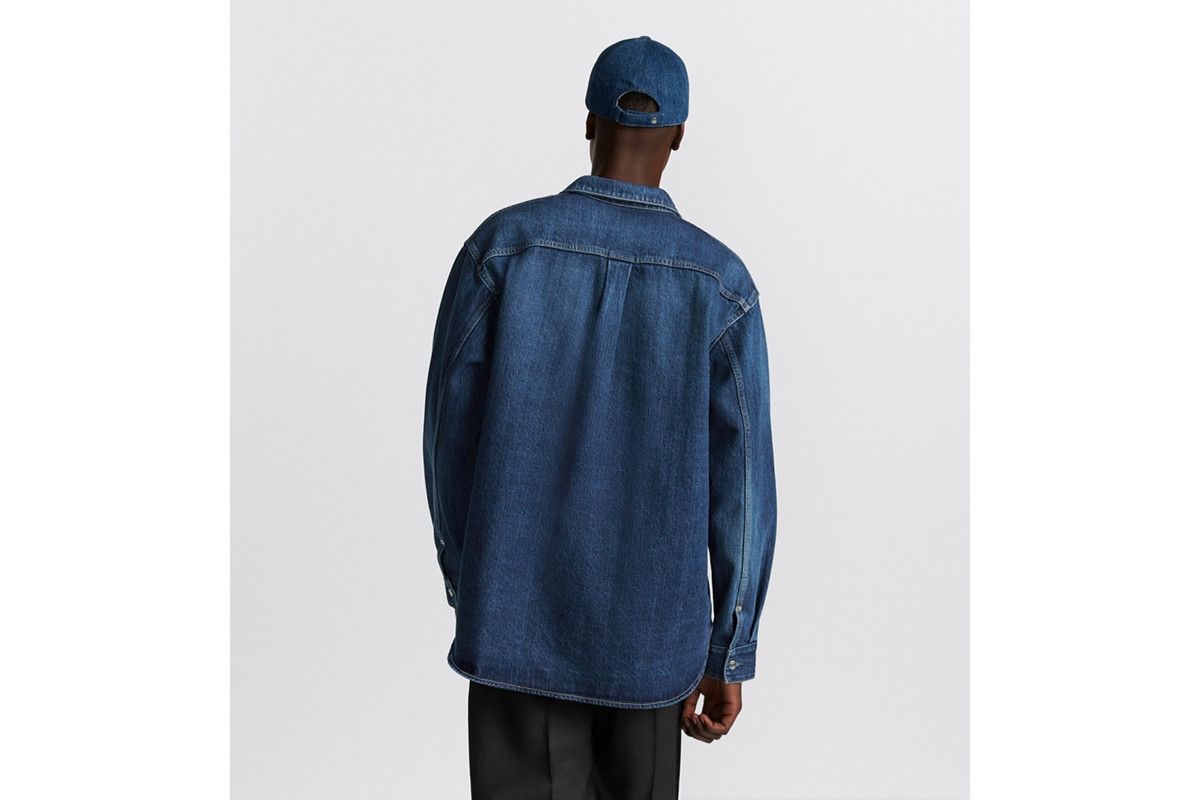 Dior o1bcso1str0226 Christian Couture Overshirt in Blue Size US XL / EU 56 / 4 - 6 Thumbnail