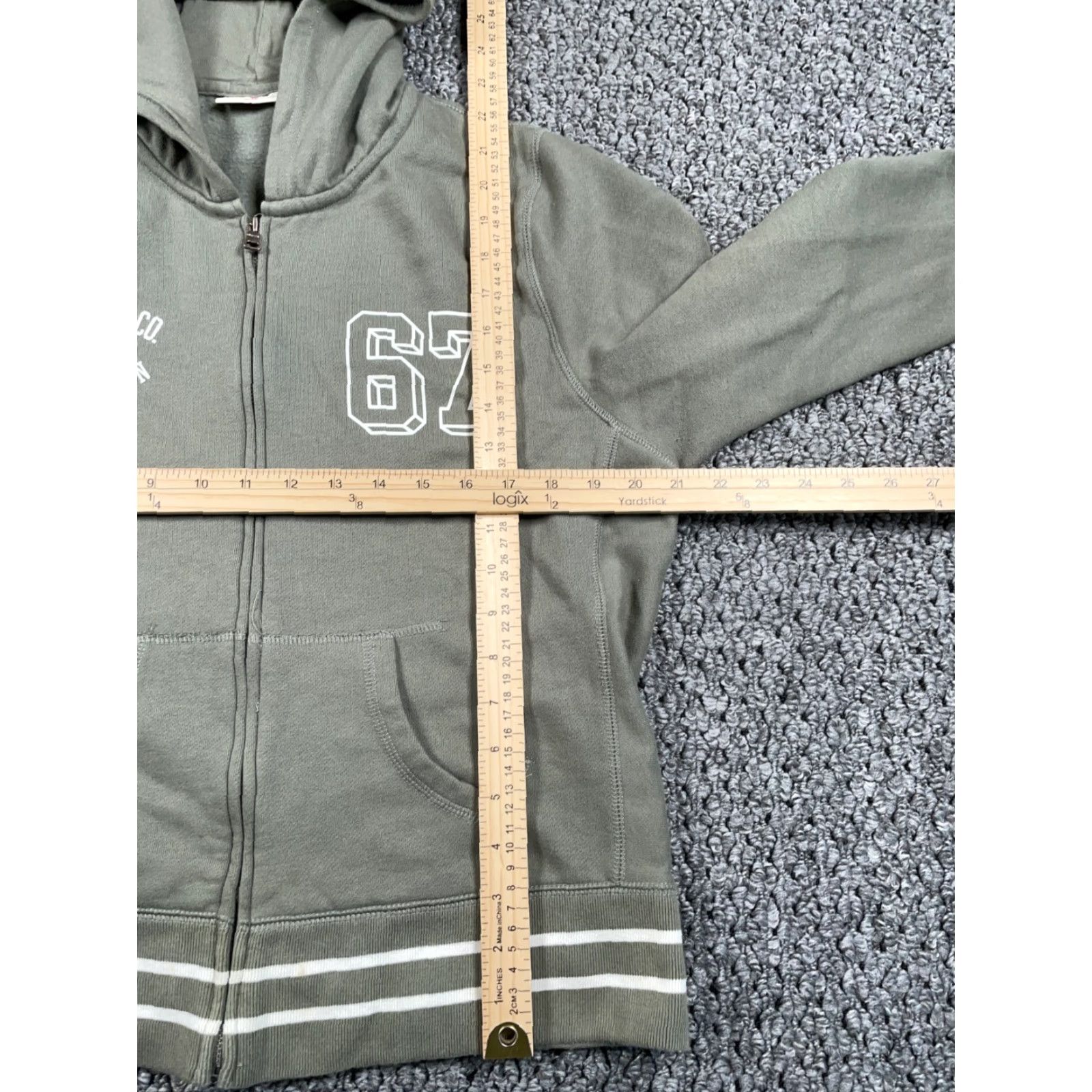 Polo Ralph Lauren Polo Jeans Ralph Lauren Hoodie Women's XL Green Full Zip Geometric 90s Preppy Womens Size XL / US 12-14 / IT 48-50 - 5 Thumbnail
