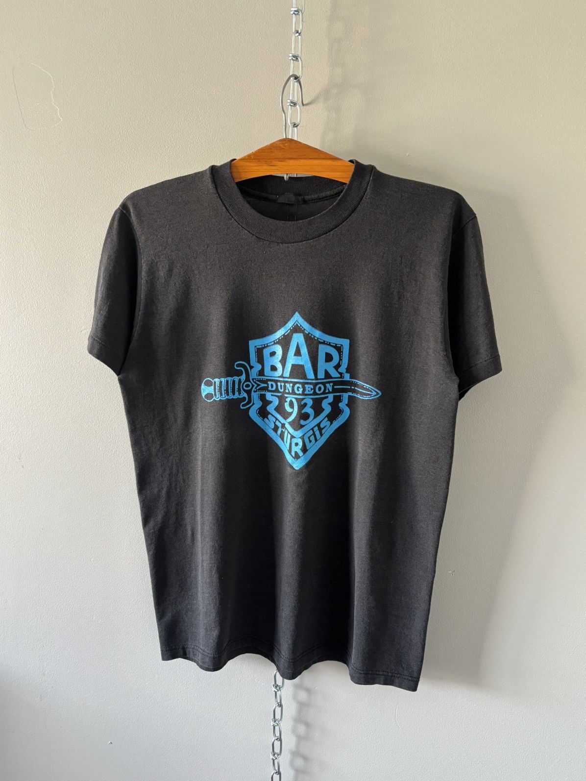 Vintage Vintage 90s Strugis Dungeon Bar Biker Shirt Size US M / EU 48-50 / 2 - 2 Thumbnail