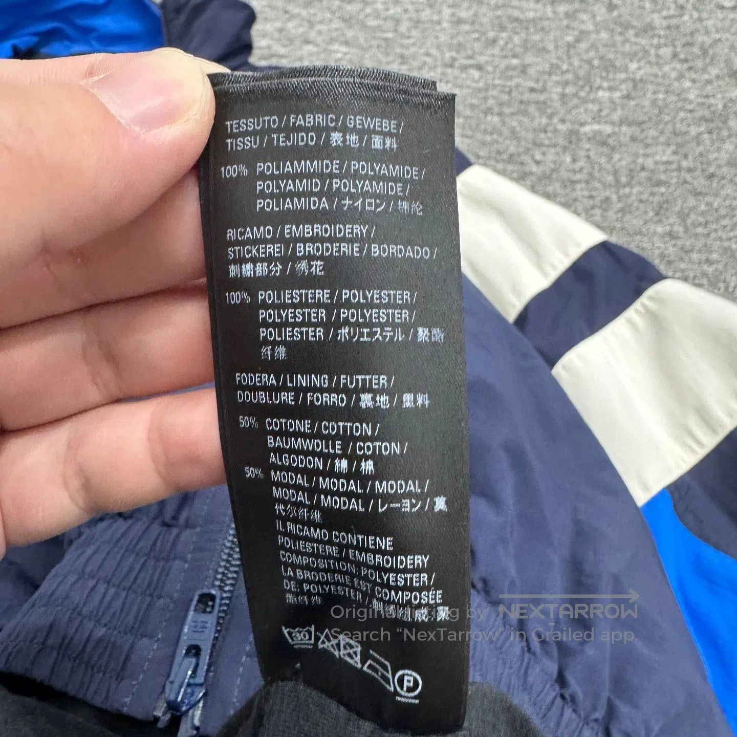 Balenciaga Blue Color Block Light Jacket XS. Size US XS / EU 42 / 0 - 4 Thumbnail