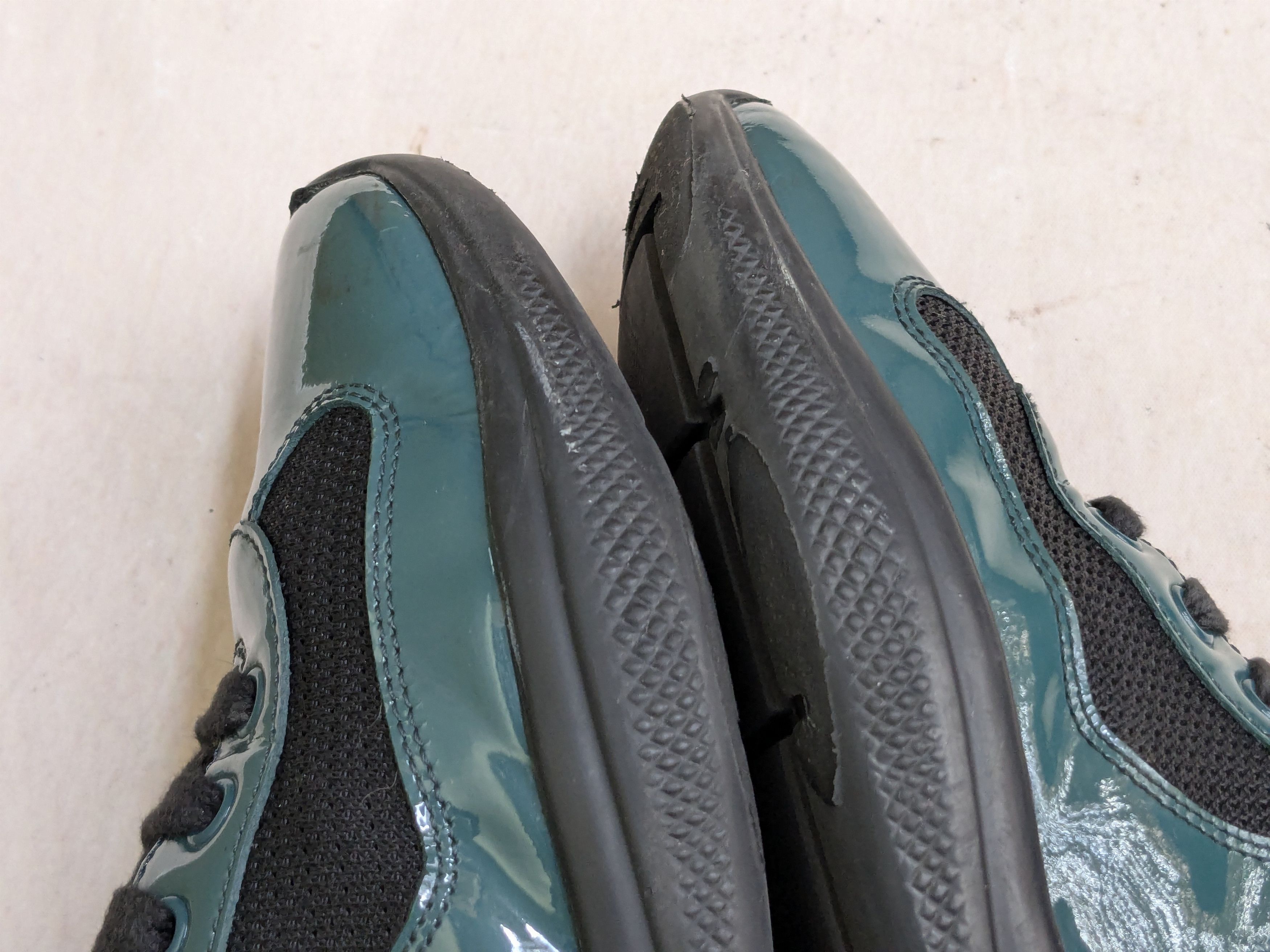 Prada Prada America's Cup Green Black Patent Leather 9 Size US 9 / EU 42 - 8 Thumbnail