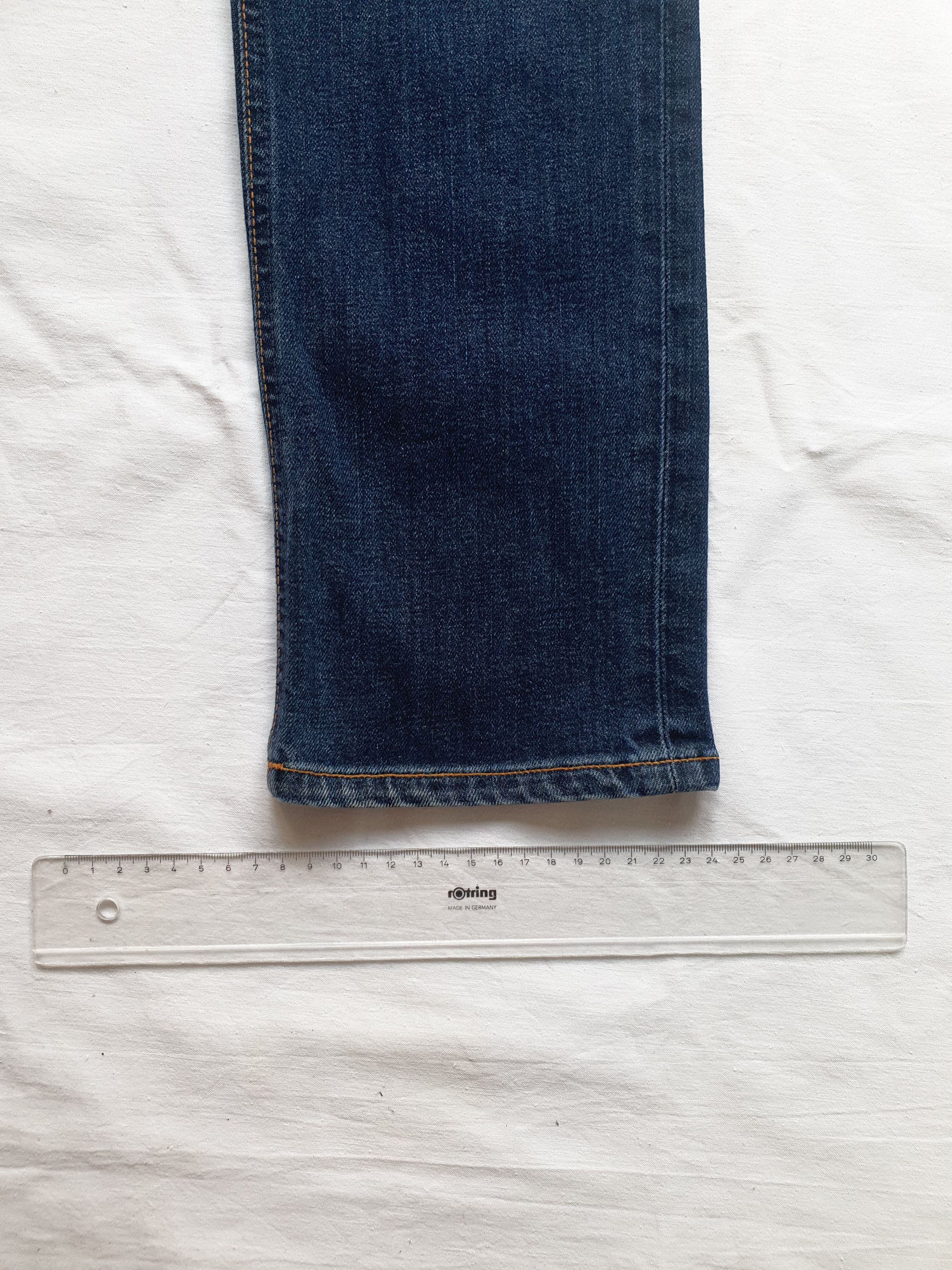 Nudie Jeans TUBE KELLY (N587) Women's Denim (Org. Dark Indigo Wash) Size 31" - 13 Thumbnail