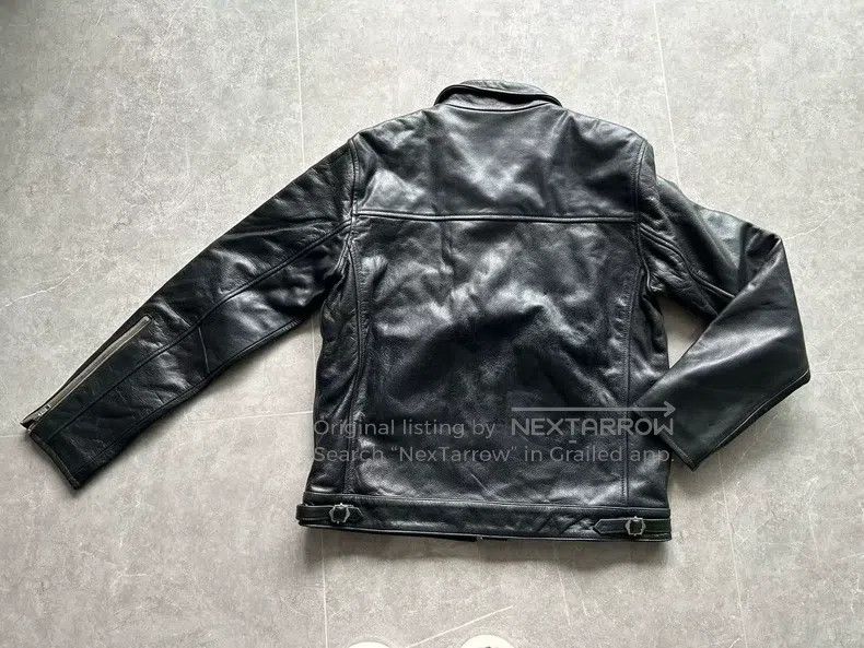 Neighborhood Neighborhood Cowhide Biker Jacket Leather Jacket Size US L / EU 52-54 / 3 - 8 Thumbnail