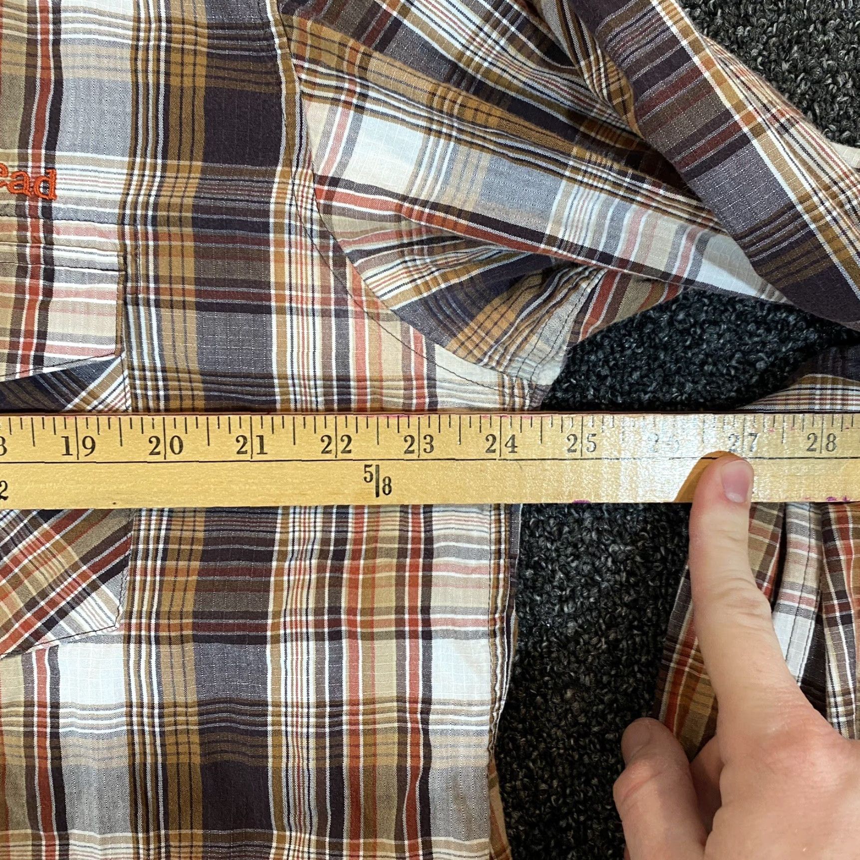 Tommy Bahama Patagonia x Dogfish Head Fjord Shirt Mens XL Multi Plaid Button Up Hike Brewery Size US M / EU 48-50 / 2 - 6 Thumbnail