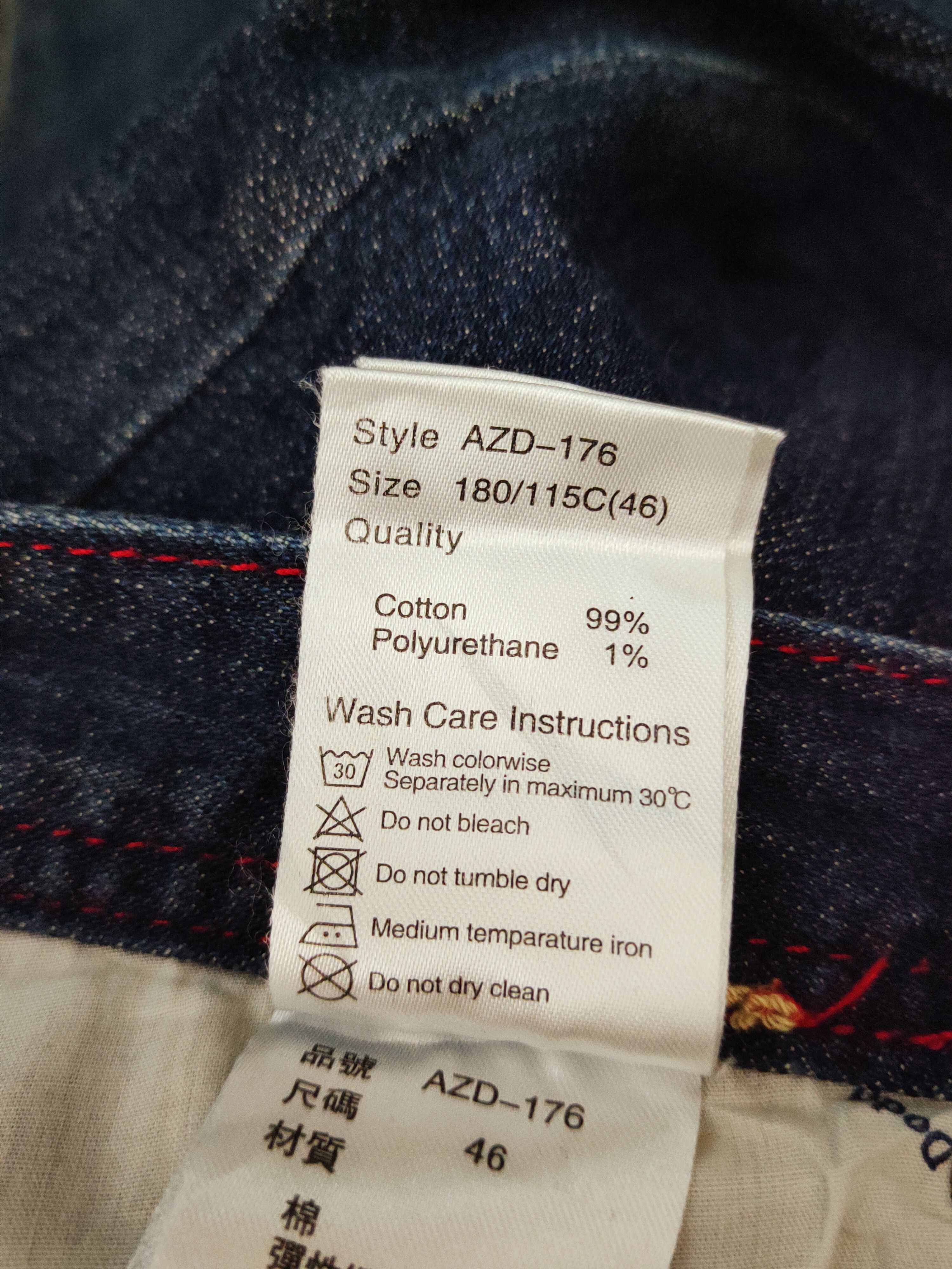 Japanese Brand Daniel Dodd selvedge distressed Ripped Jeans #S2721 Size US 44 / EU 60 - 17 Thumbnail