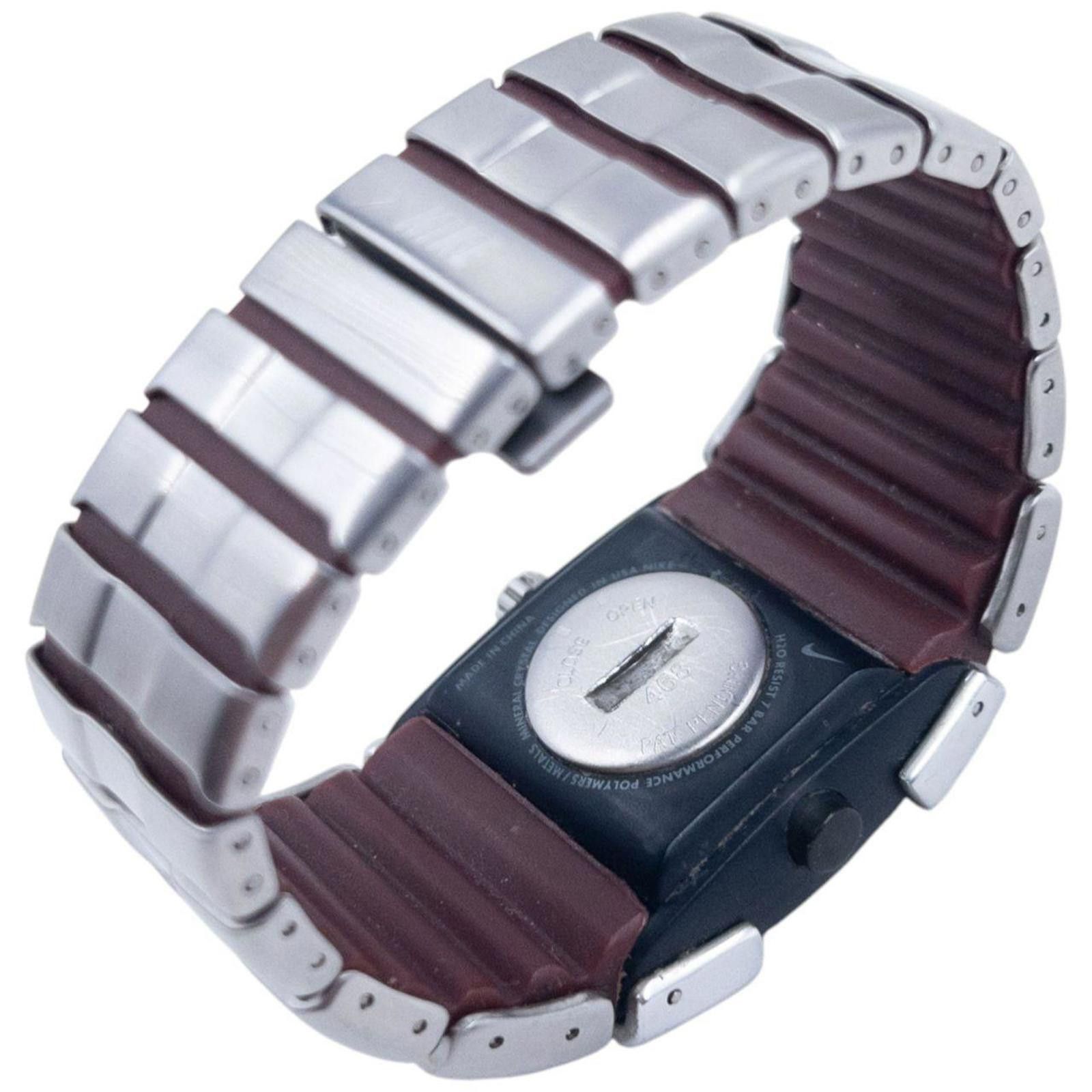 Nike Vintage 2000s Nike D Line Metal Digital Watch Size ONE SIZE - 3 Thumbnail