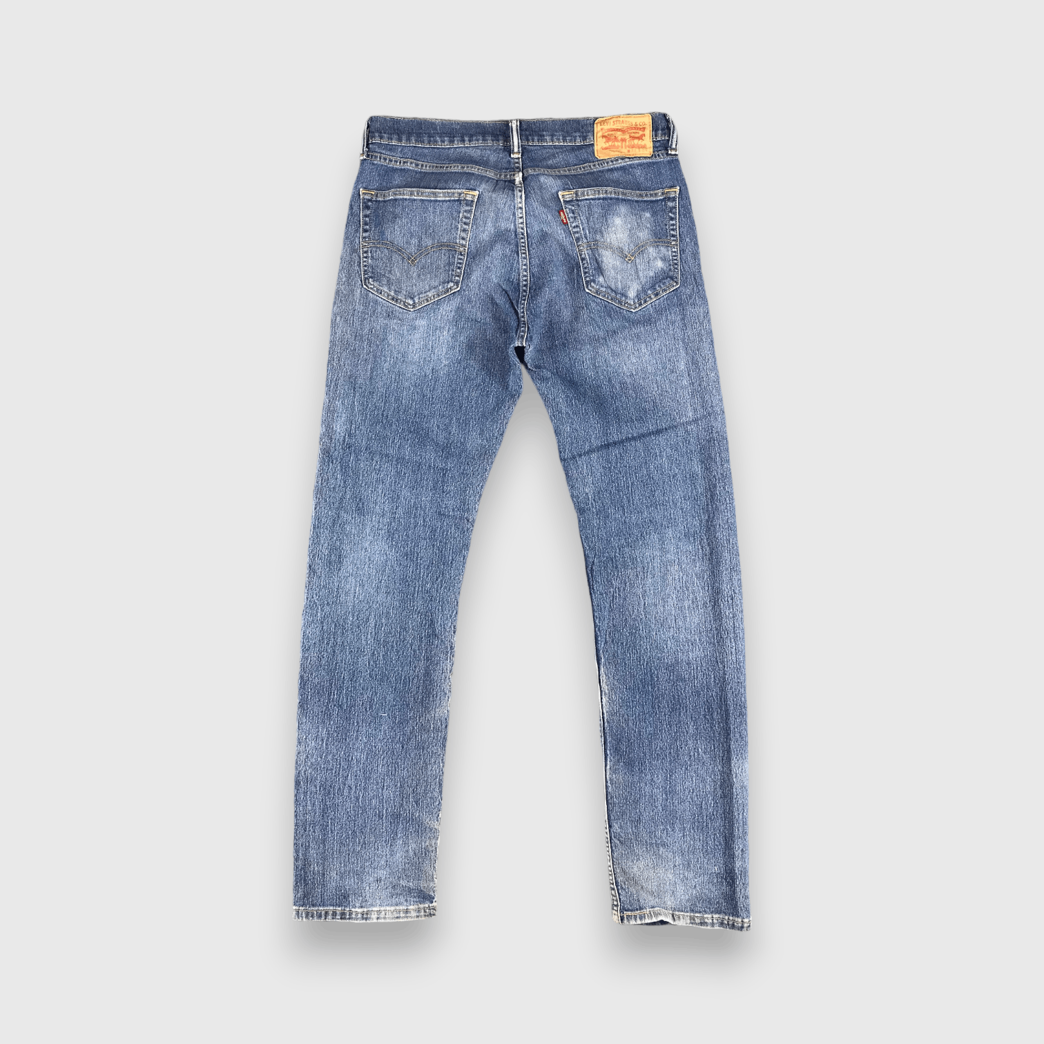 Levi's Vintage Blue Wash Levis 505 Jeans-J2647 Size US 33 - 2 Thumbnail