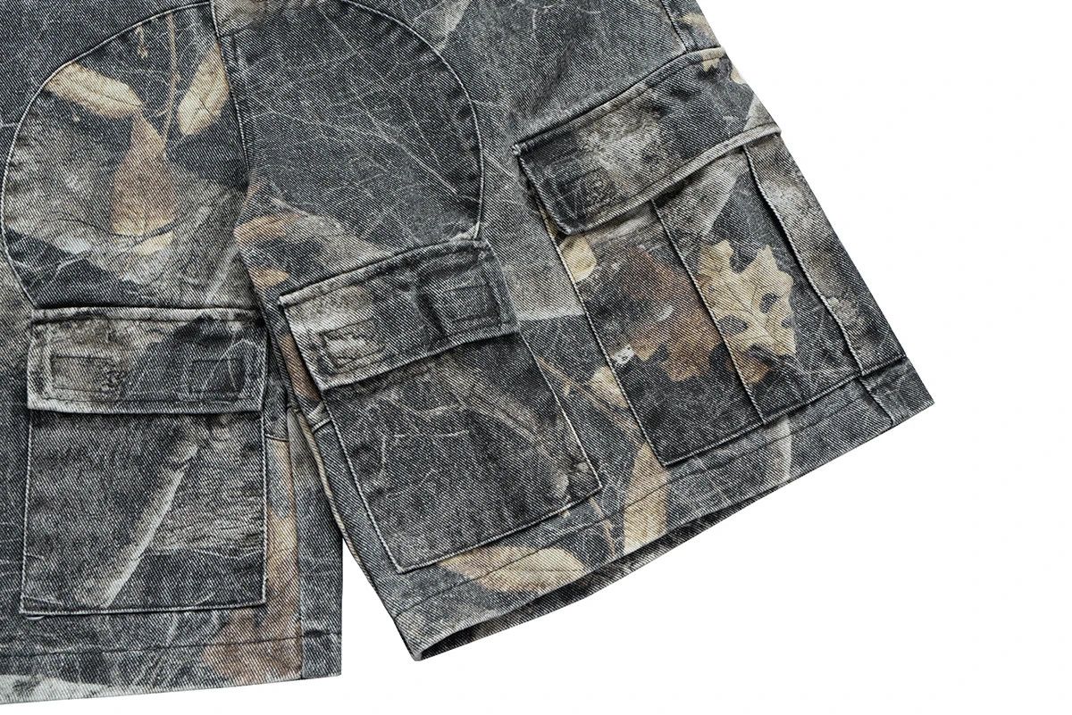 Other Faded Mapel leaf Camouflage Short Cargo Size US 31 - 6 Thumbnail
