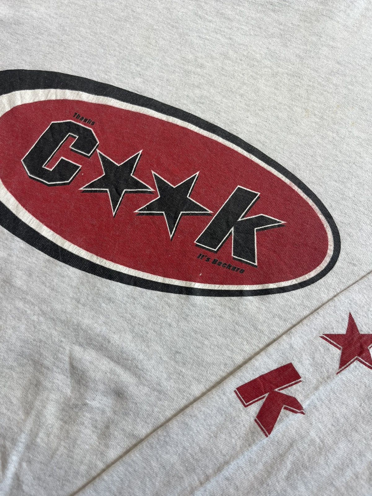 Vintage Vintage BECKARO Thanks C⭐️⭐️K 90’s Strretwear Tshirt Size US L / EU 52-54 / 3 - 6 Thumbnail