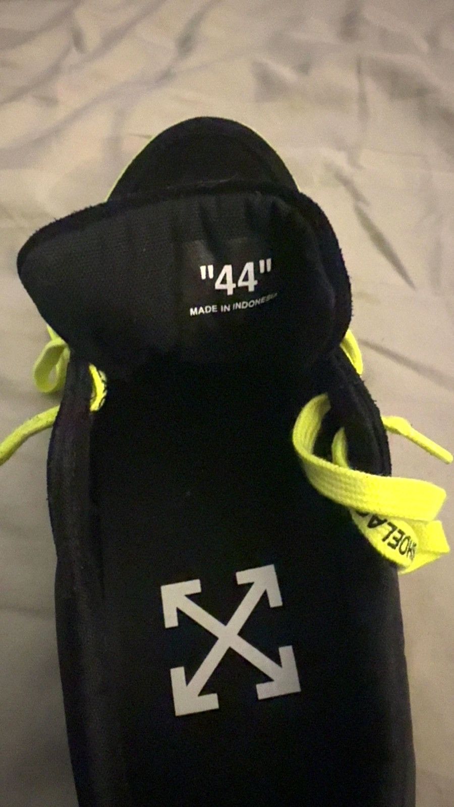Off-White Off White Vulcanized Sneaker Black & Yellow Size US 10.5 / EU 43-44 - 5 Thumbnail