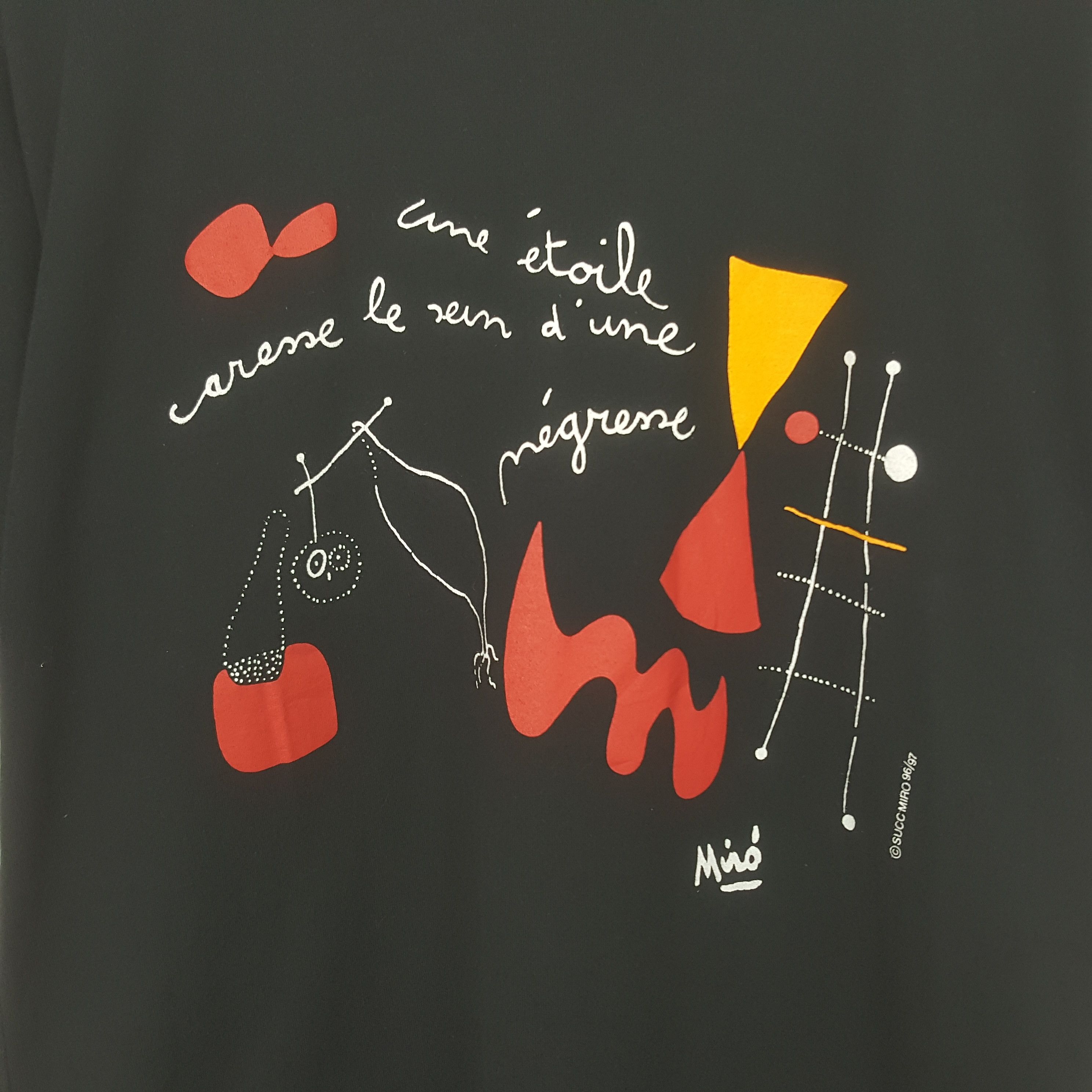 Other Vintage 1996 Art Joan Miro Tshirt Size US M / EU 48-50 / 2 - 2 Thumbnail