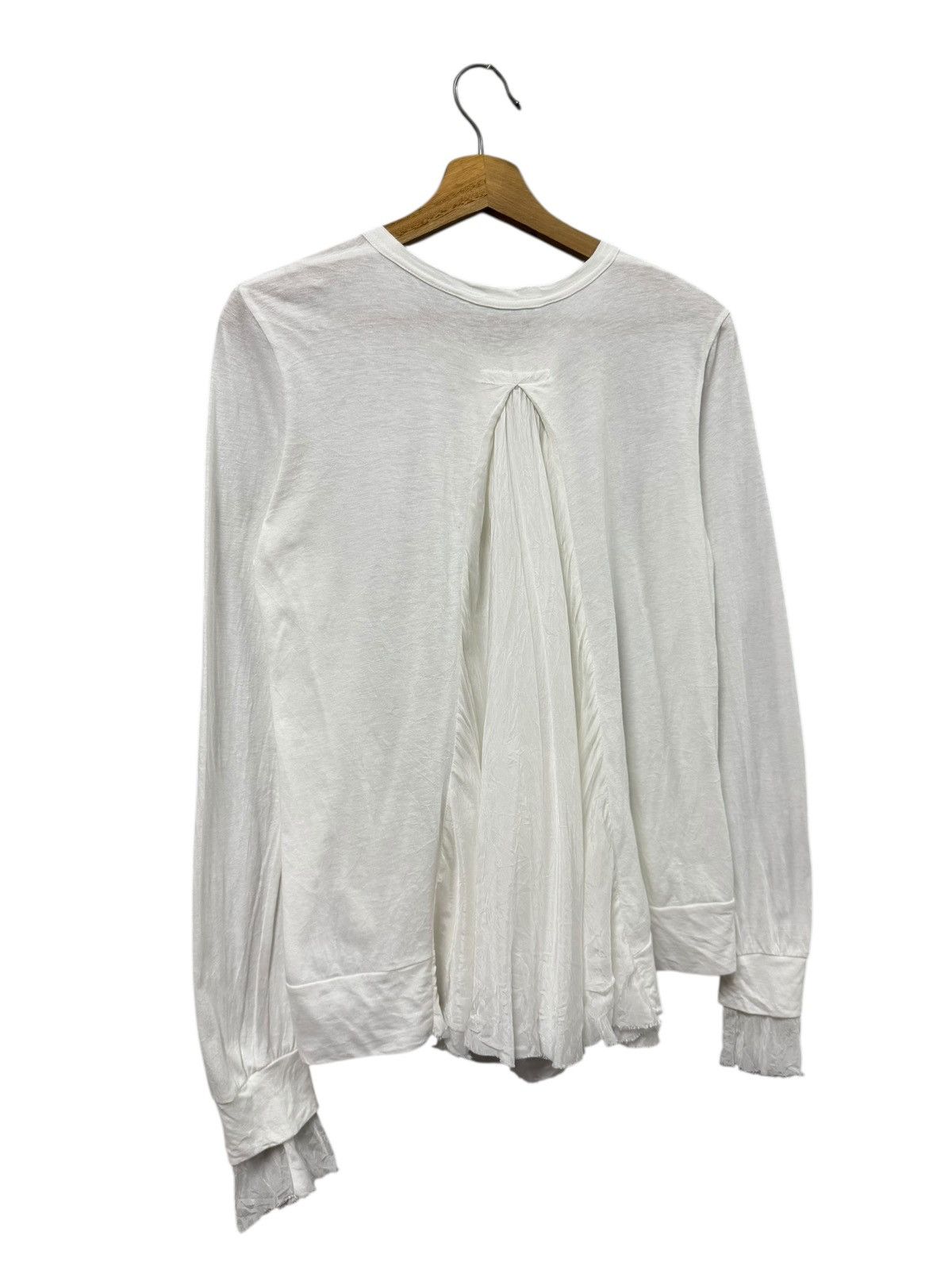 Sacai Sacai Luck White Cardigan Asymmetric Design Size US M / EU 48-50 / 2 - 10 Thumbnail
