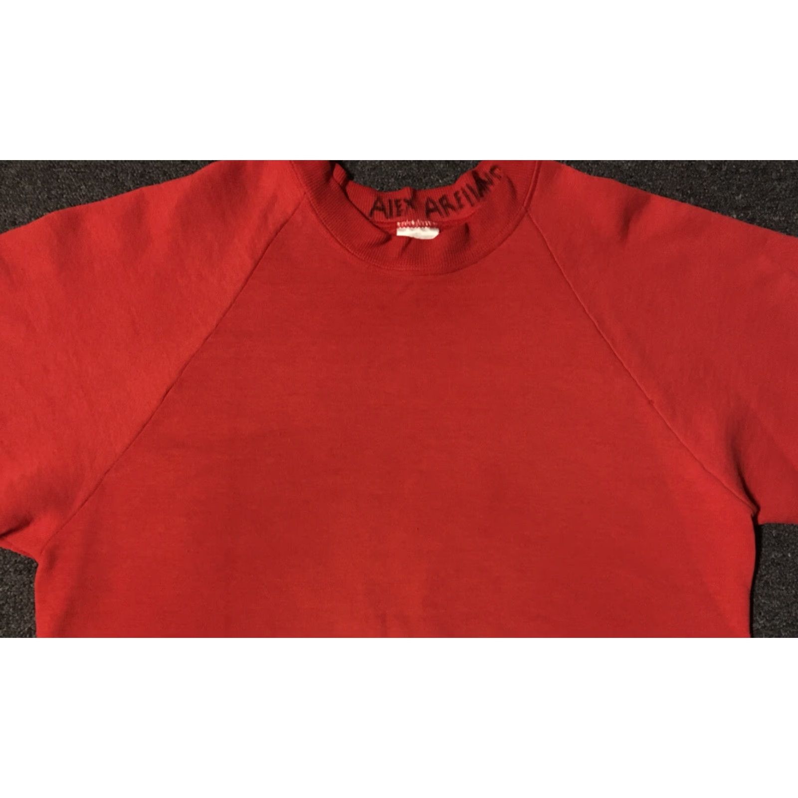 Vintage VINTAGE 80s Faded Sweatshirt S M USA Track Grunge Surf Skate Punk PE 90s Hoodie Red Mens S Size US S / EU 44-46 / 1 - 4 Thumbnail