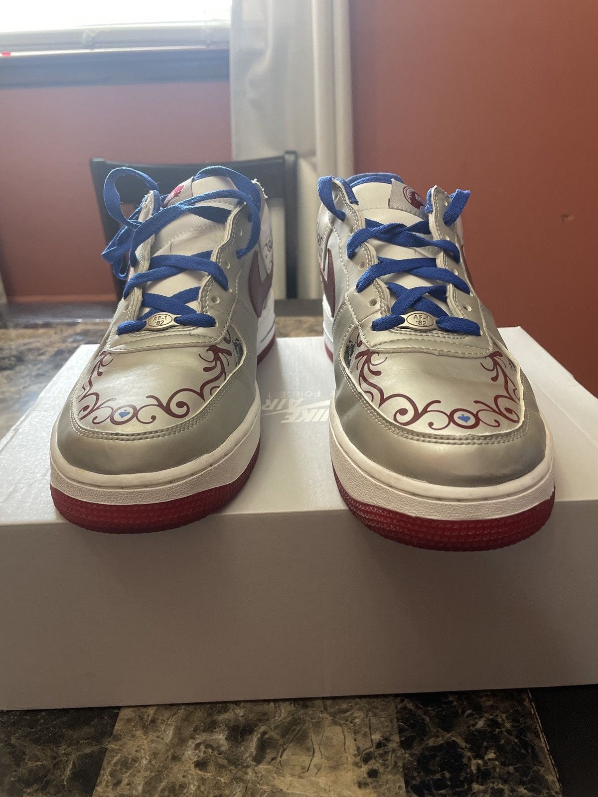 Nike 2005 AF1 low Collection Royale sample Size US 9 / EU 42 - 3 Thumbnail