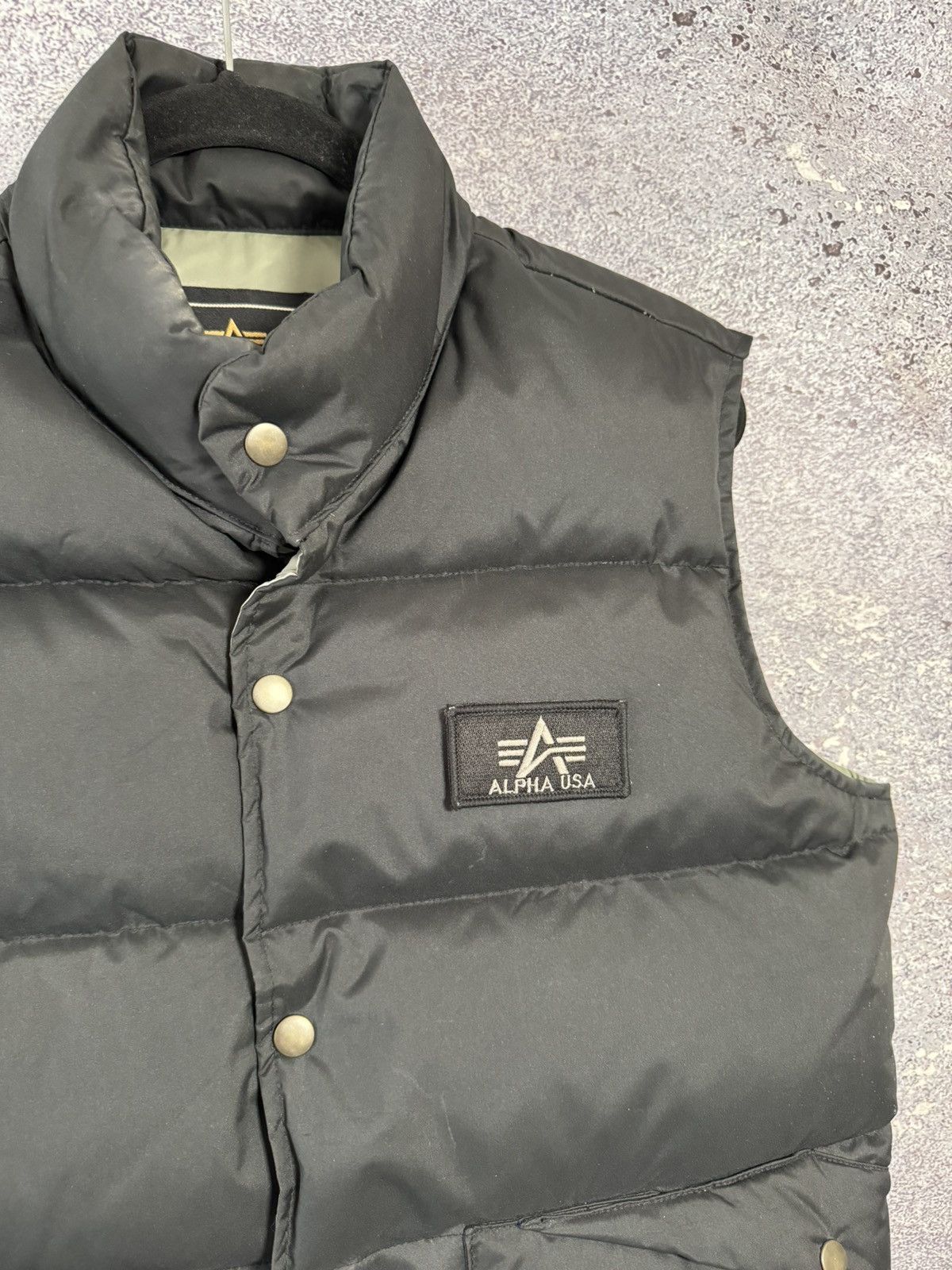 Alpha Industries × Vintage Rare Alpha Industries Down Puffer Vests USA Small Size US S / EU 44-46 / 1 - 8 Thumbnail