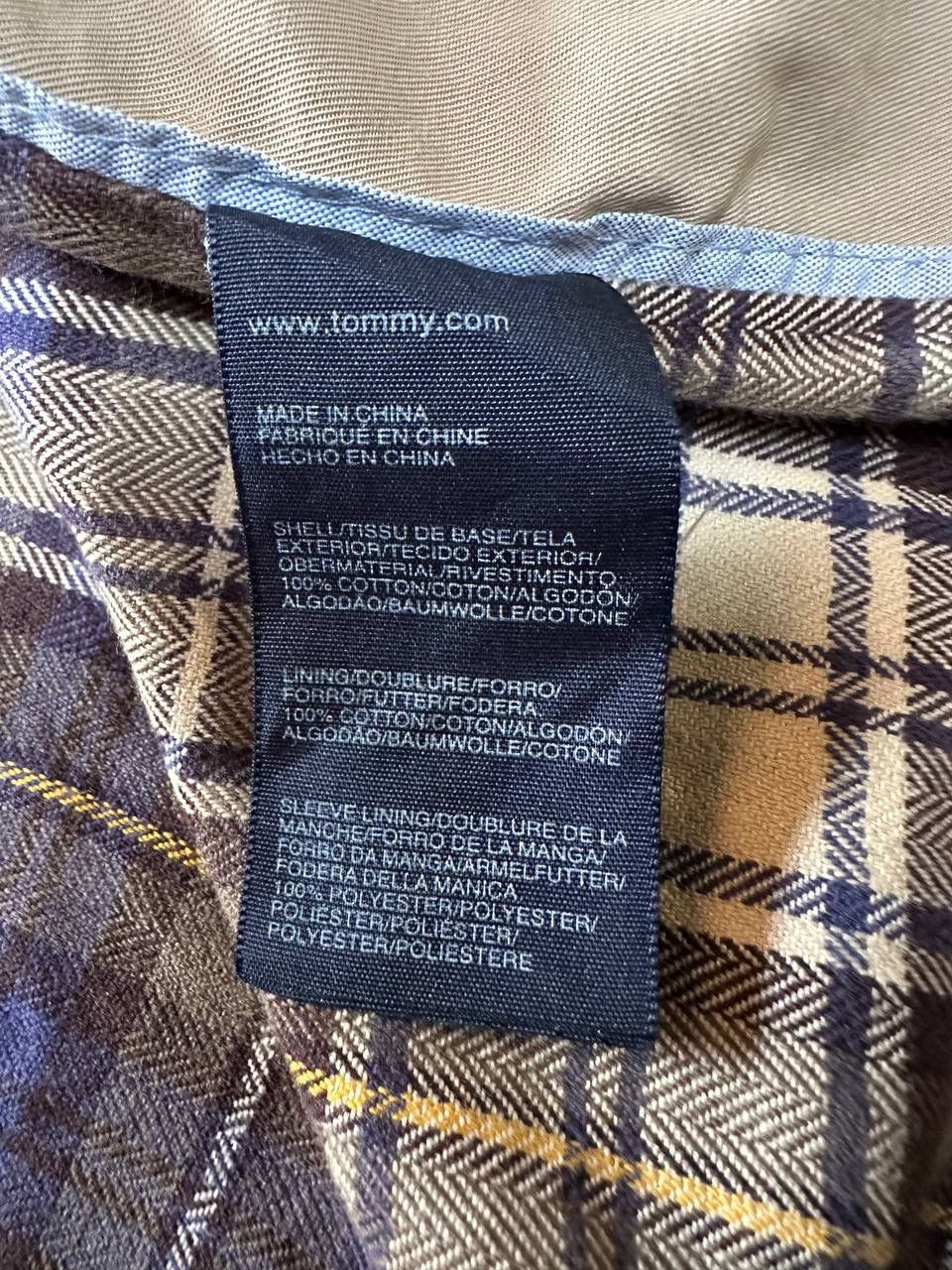 Tommy Hilfiger Tommy Hilfiger Tartan Lined Long Jacket Size US M / EU 48-50 / 2 - 11 Thumbnail