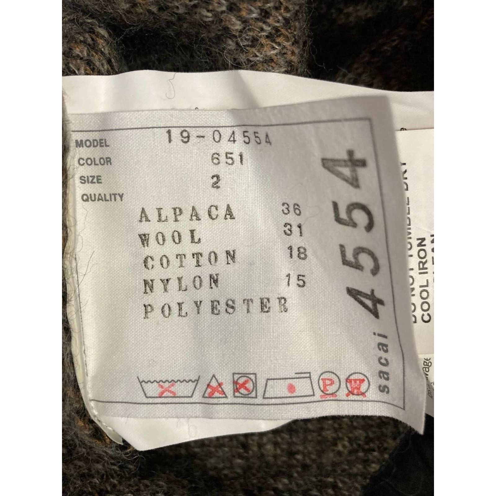 Sacai Sacai Leopard Print Alpaca Wool Sweater Medium Turtleneck Size M / US 6-8 / IT 42-44 - 11 Thumbnail