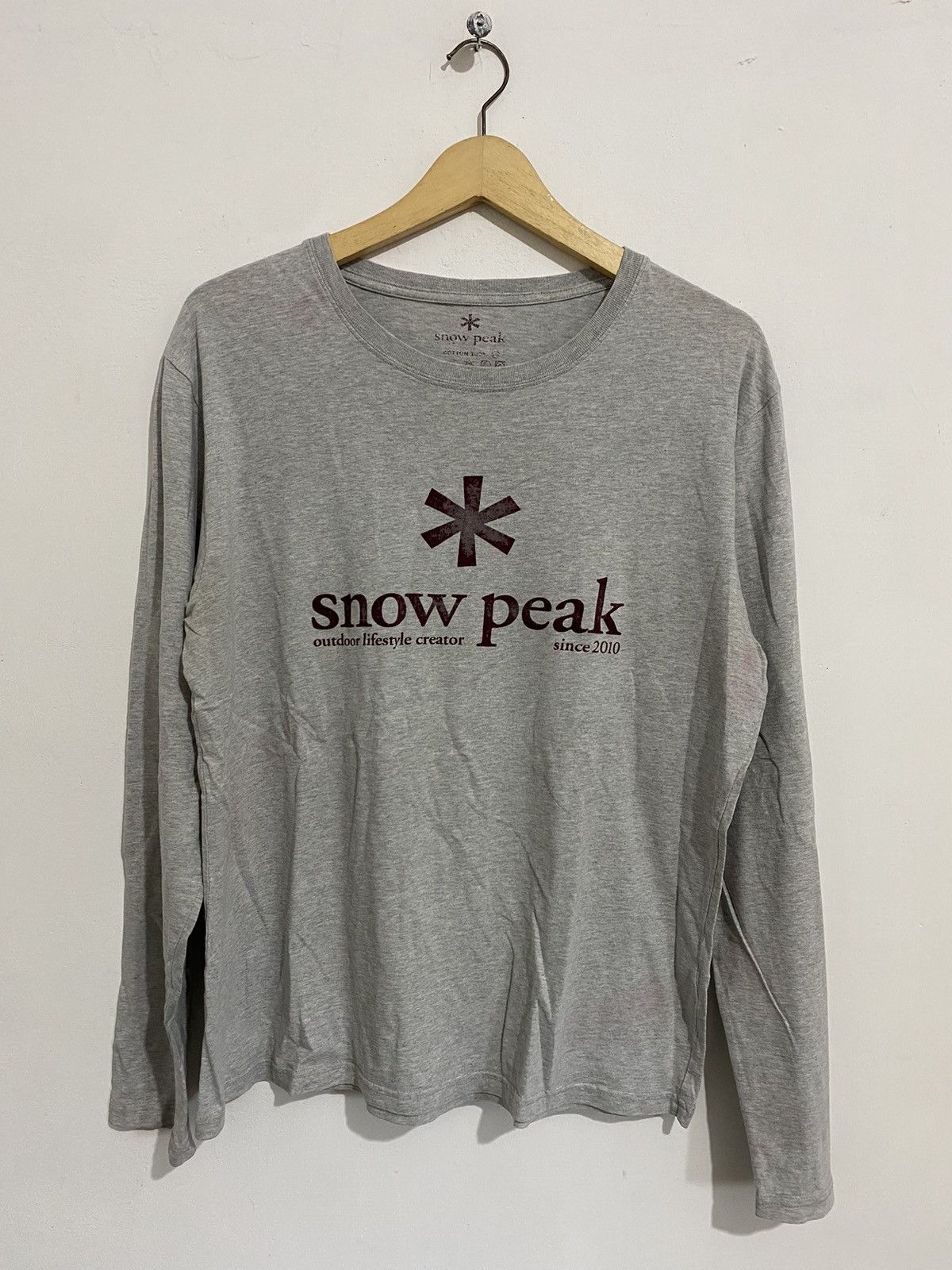 Japanese Brand Snow peak logo longsleeve Size US L / EU 52-54 / 3 - 1 Thumbnail