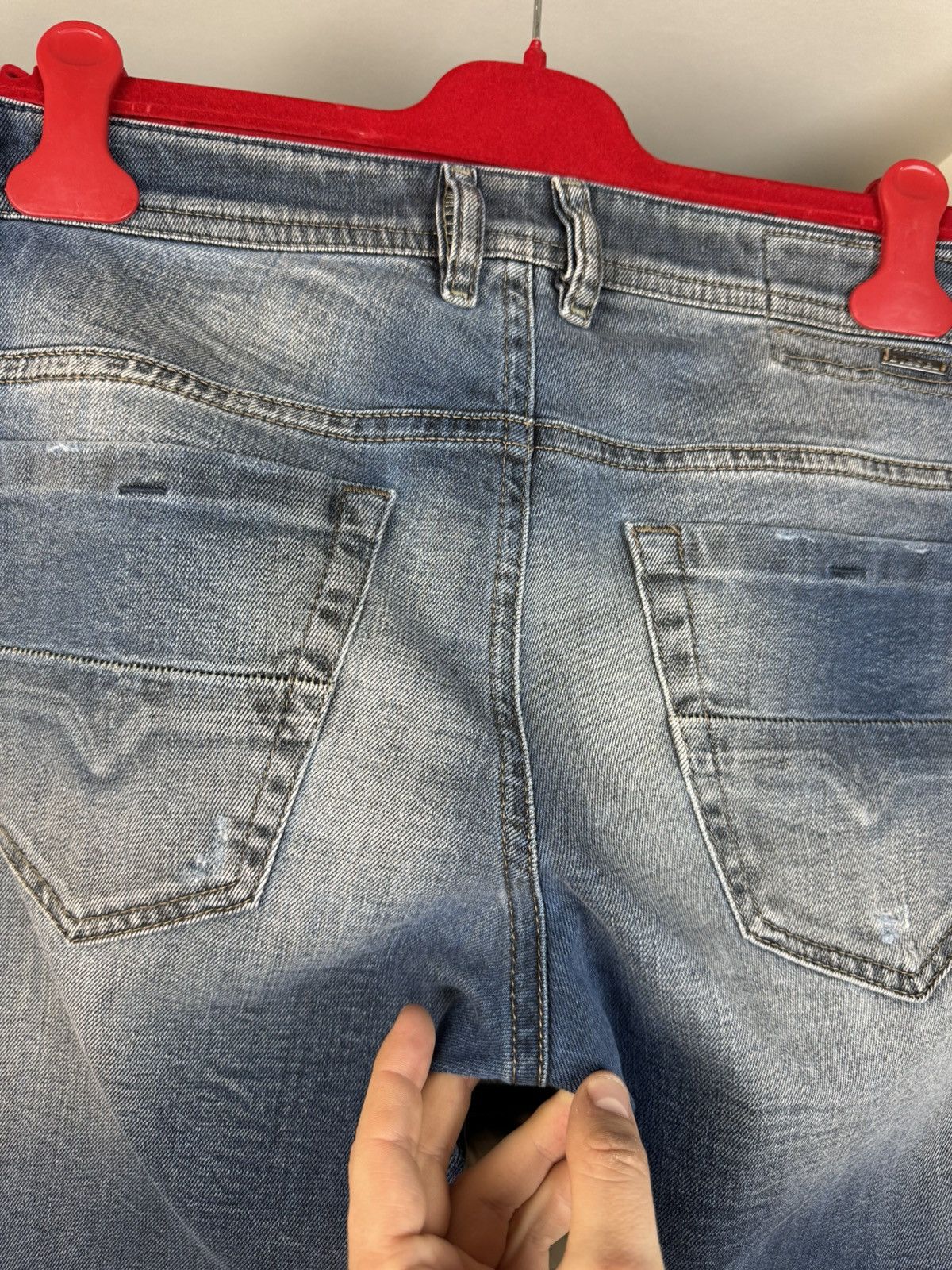 Diesel Diesel Thommer Slim-Skinny Distressed Denim Jeans Size US 31 - 21 Thumbnail