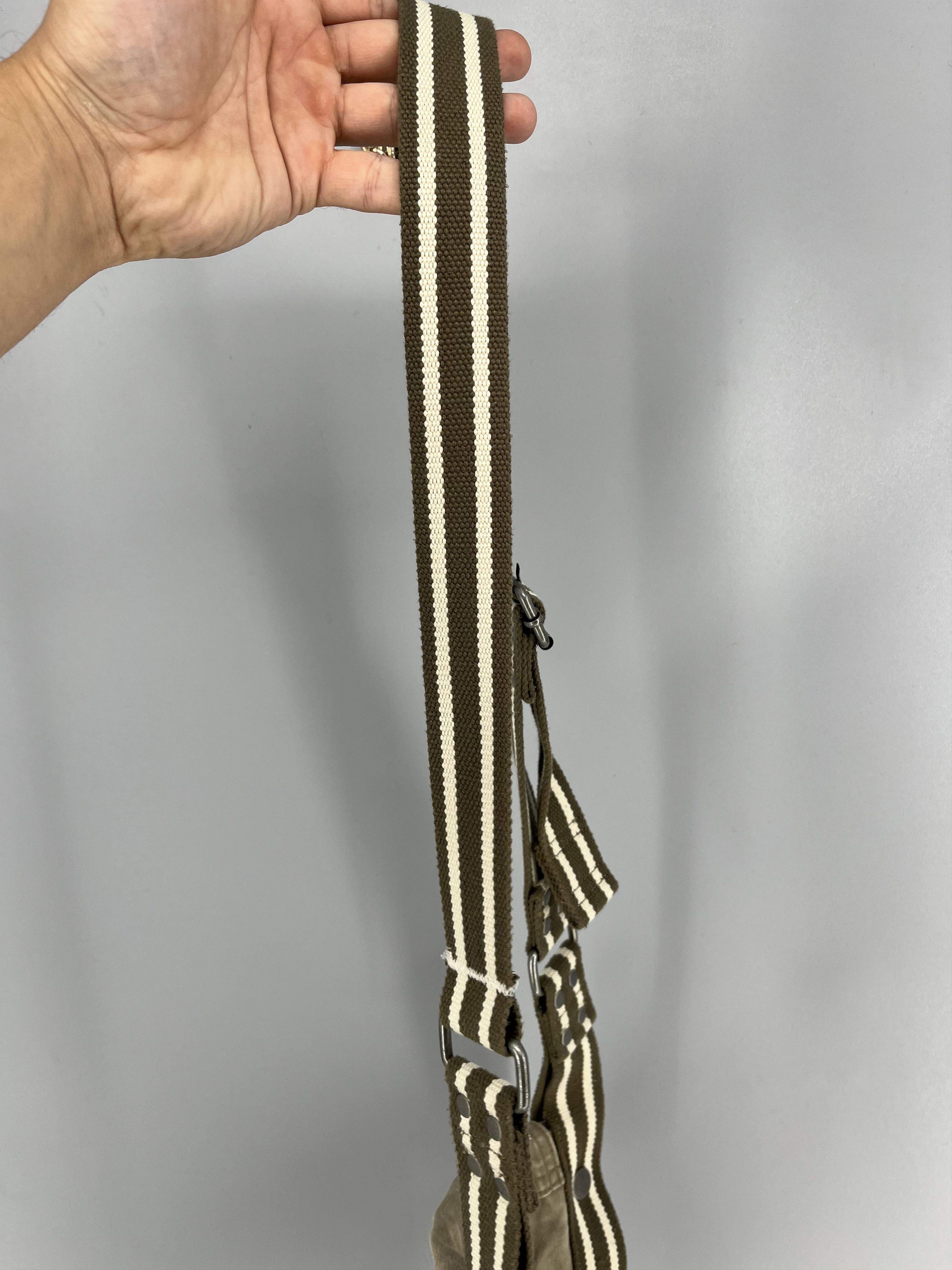 Diesel Diesel Discontinued Shoulder Bag Canvas Military Y2K Casual Size ONE SIZE - 11 Thumbnail