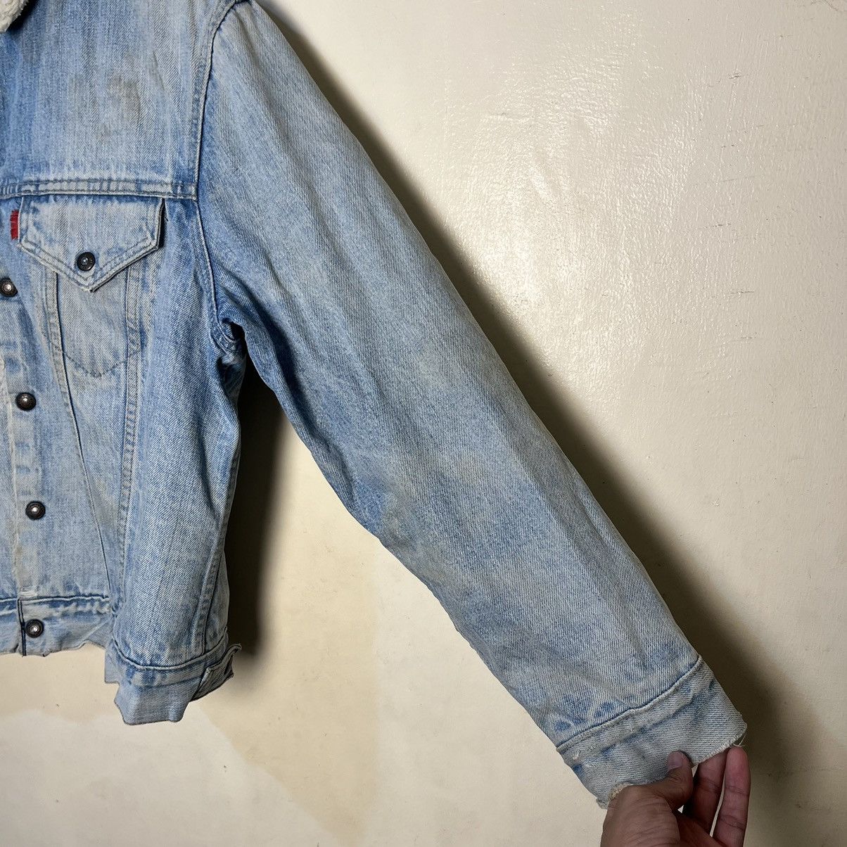 Levi's Vintage Clothing Vintage 1980's Levi's Sherpa Denim Jacket Size US M / EU 48-50 / 2 - 13 Thumbnail