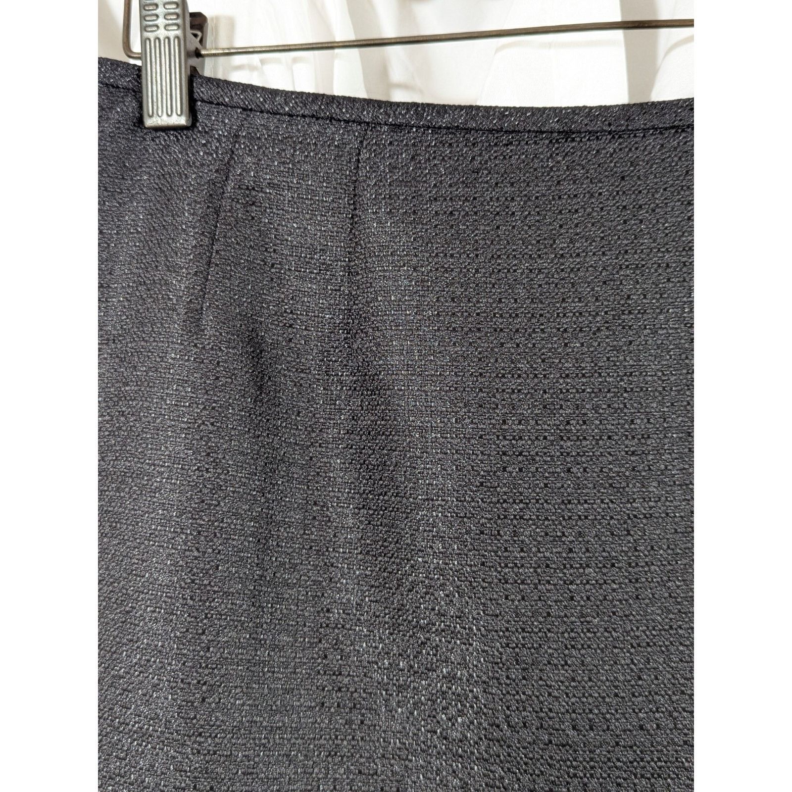 Evan Picone Size 8 Black Lined Knee Length Pencil Skirt Vintage Y2K Size 30" / US 8 / IT 44 - 3 Thumbnail
