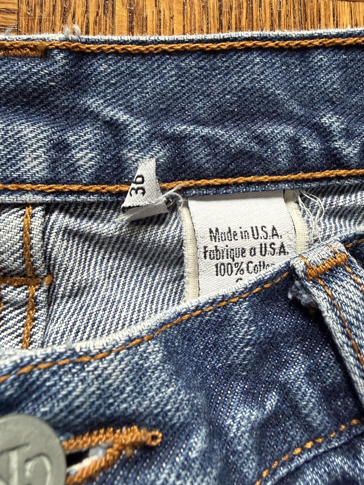 Calvin Klein Vintage 90s Calvin Klein Denim Jeans Size US 36 / EU 52 - 3 Thumbnail