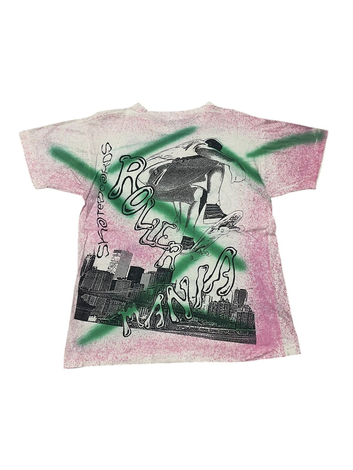 Vintage Vintage OVP Roller Mania Skateboards Tshirt Size US M / EU 48-50 / 2 - 2 Thumbnail
