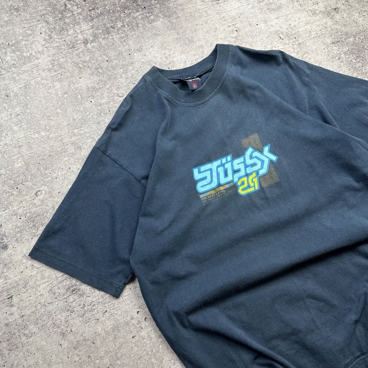 Stussy Vintage 00s Bjork stussy t shirt size Medium Blue Size US M / EU 48-50 / 2 - 3 Thumbnail