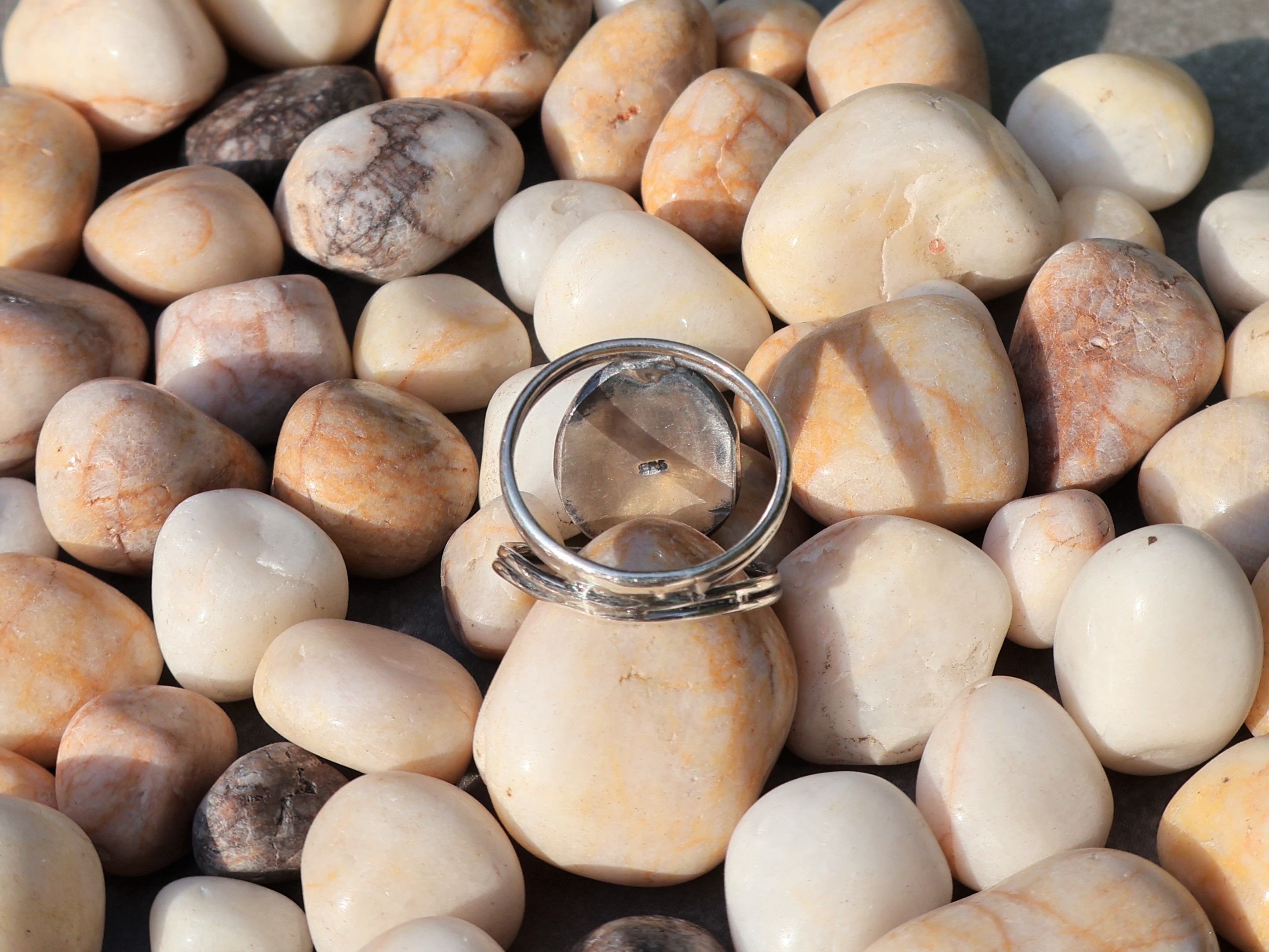 Handmade Moonstone Labradorite Ring, Sterling Silver Handmade Ring, Size ONE SIZE - 6 Thumbnail