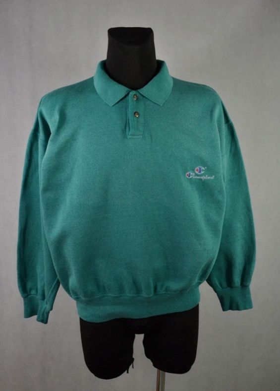 Champion × Vintage Vintage 80s Champion Sweatshirt Made in Italy XL Size US XL / EU 56 / 4 - 1 Thumbnail