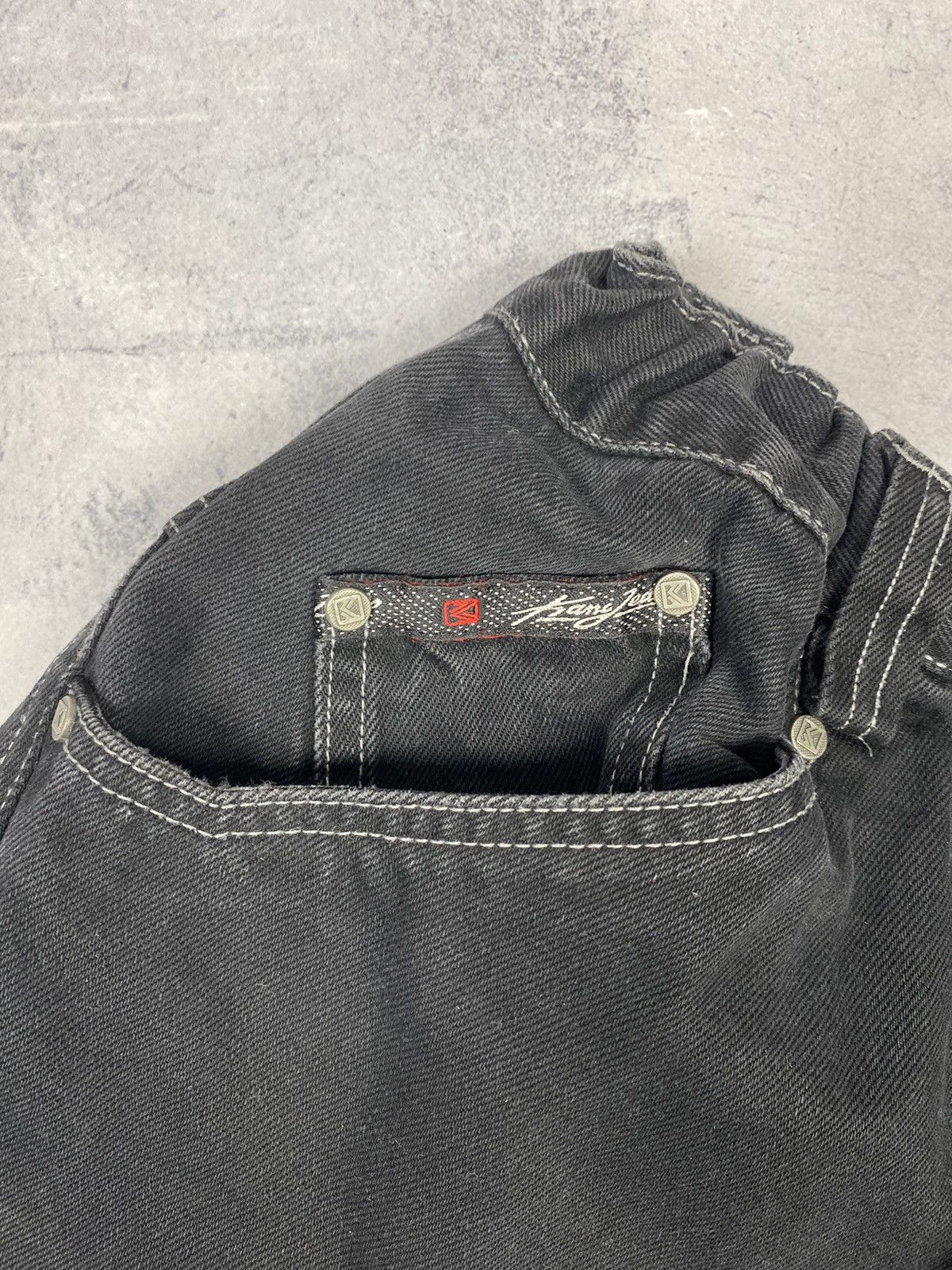 Karl Kani × Vintage Karl Kani Jeans Baggy Denim Vintage Y2K Style Hip Hop SK8 Size US 36 / EU 52 - 14 Thumbnail