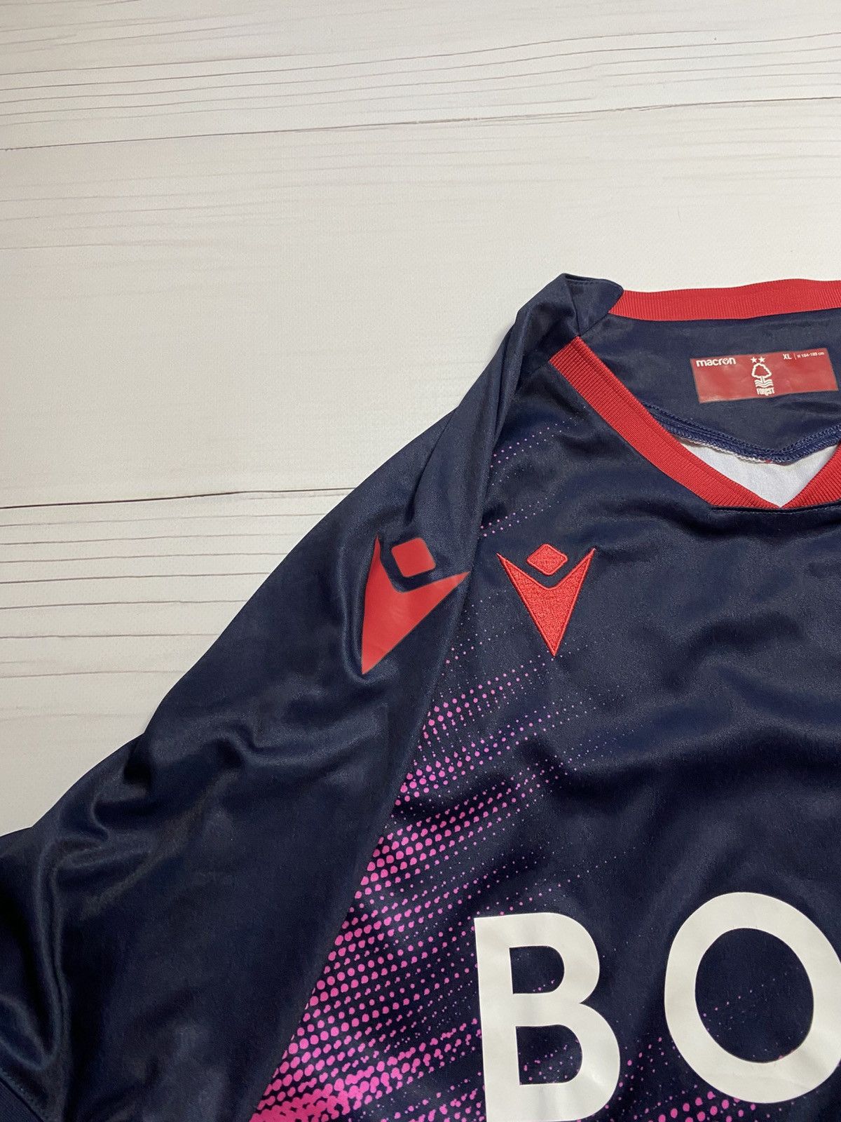 Macron Macron Nottingham Forest 2021/22 away football y2k t shirt Size US XL / EU 56 / 4 - 9 Thumbnail