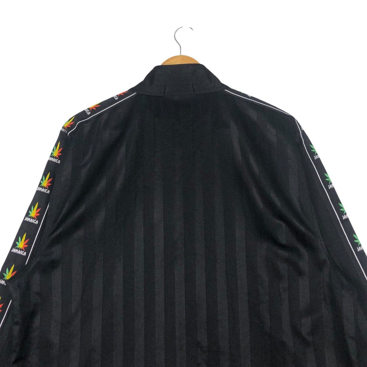 Japanese Brand × Vintage Vintage Jamaica Sweater Stripe Black Bob Marley L #A1 Size US L / EU 52-54 / 3 - 8 Thumbnail