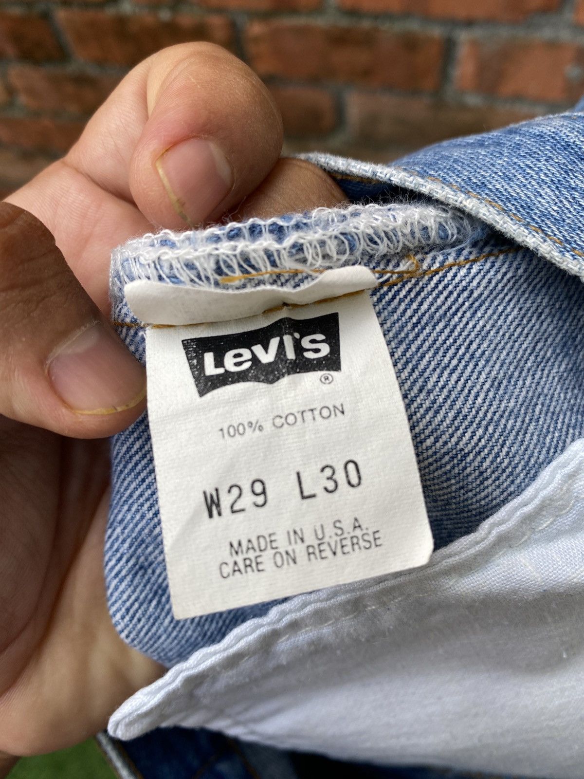 Levi's Vintage Clothing W29x30 Vintage levi's 501 faded 80s made in USA Size US 29 - 5 Thumbnail