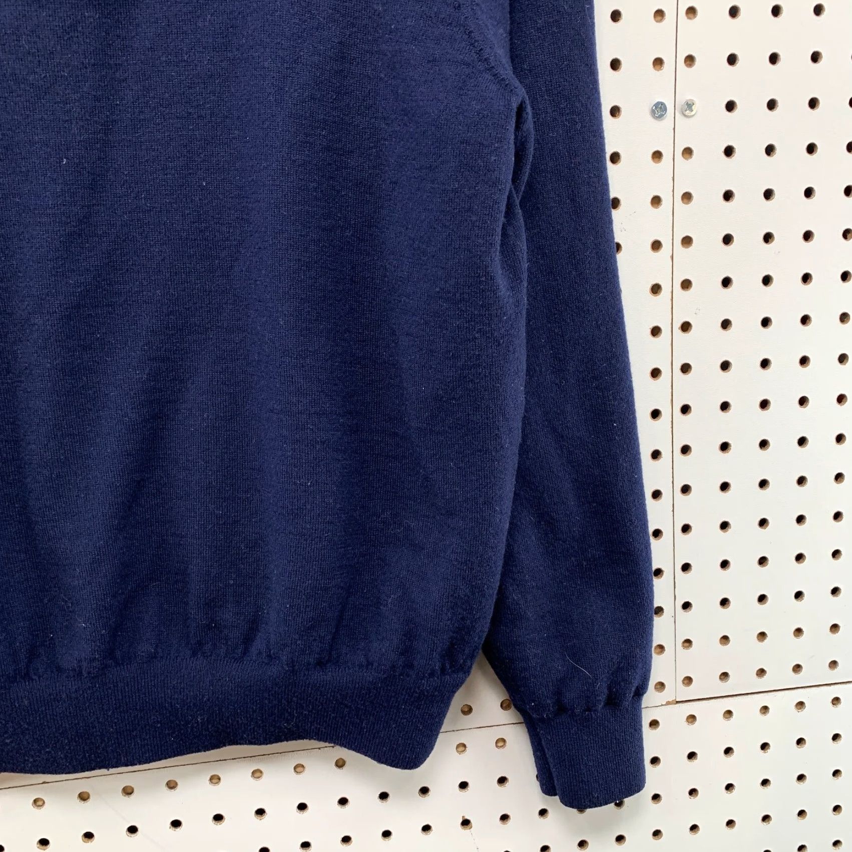 Vintage Fairway & Greene Sweater Mens Large Blue 100% Merino Wool Knit Mock Neck Pullover Winter Casual Golf MENS Size US L / EU 52-54 / 3 - 7 Thumbnail
