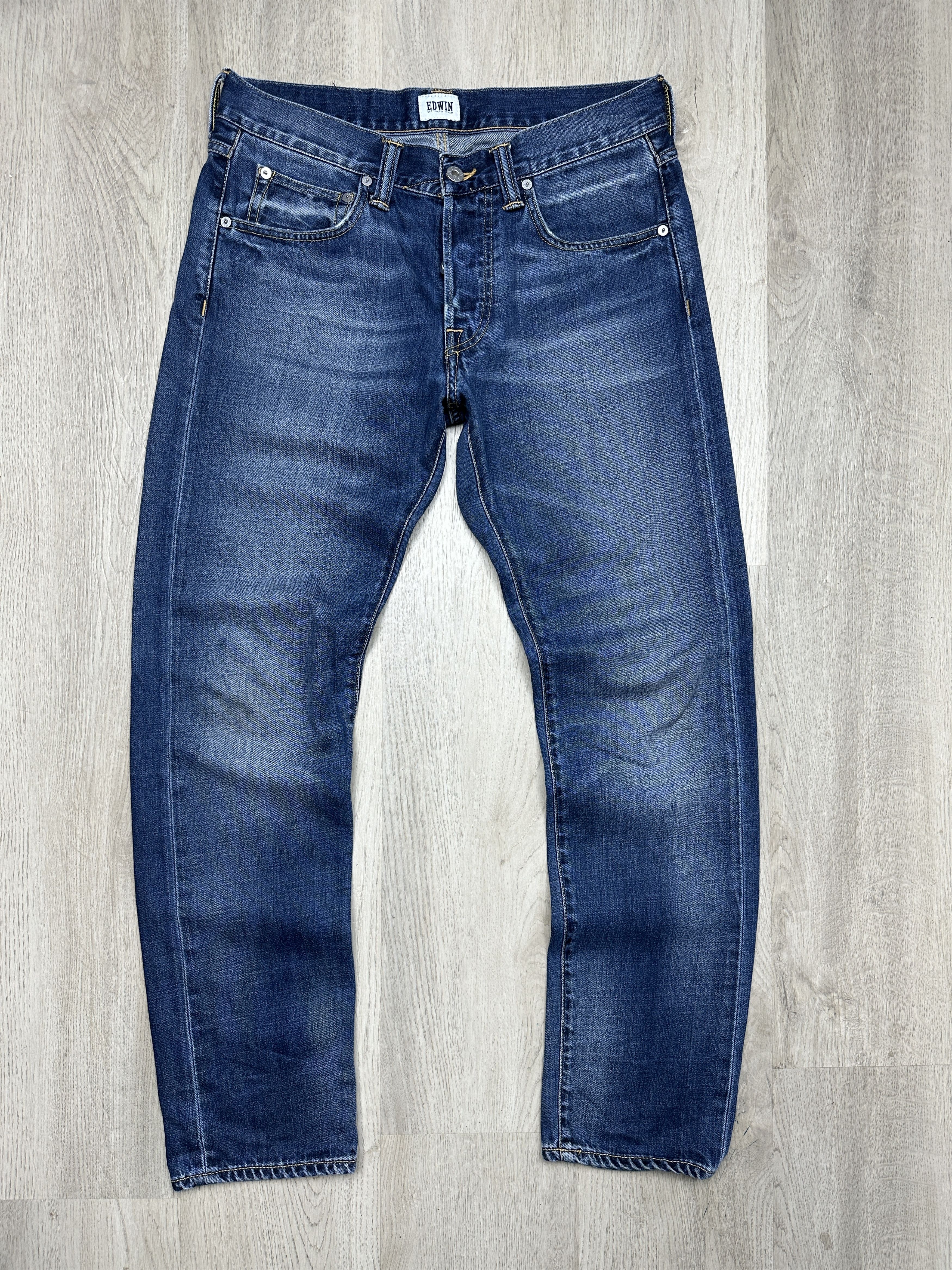 Edwin Edwin Mens Regular Tapered Denim Pants Jeans Size US 30 / EU 46 - 1 Thumbnail