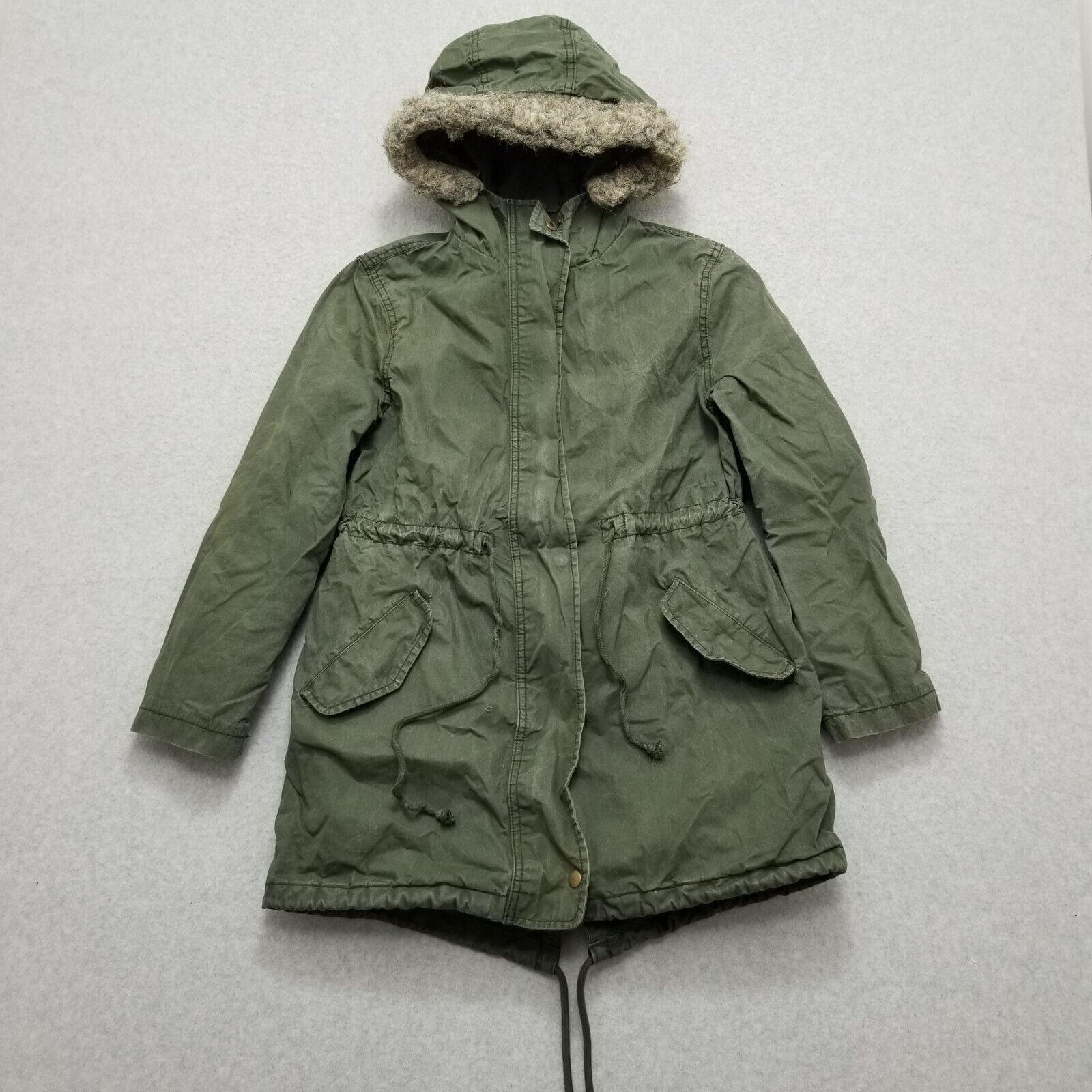 Old Navy Old Navy Jacket Womens XS Green Pockets Full Zip Hooded Grailed