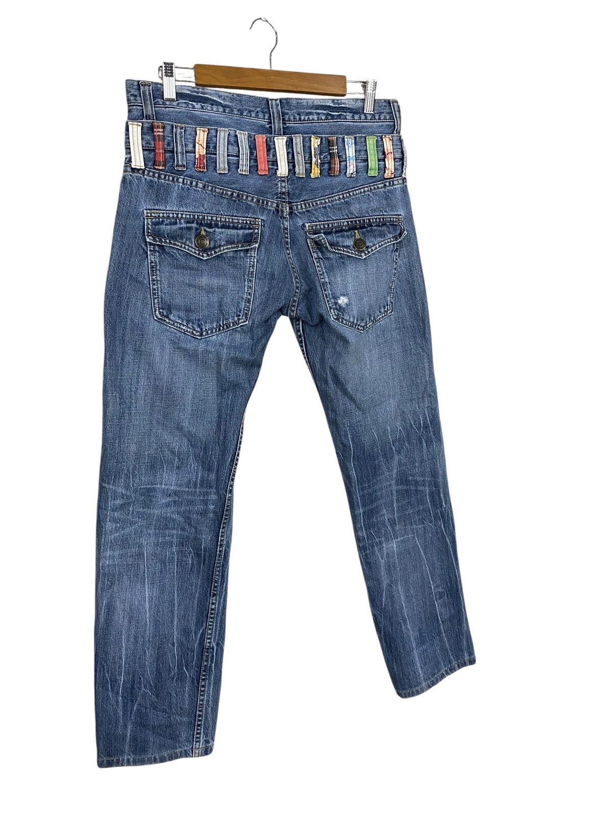 Japanese Brand Japanase brand double waist denim flared Size US 32 / EU 48 - 7 Thumbnail