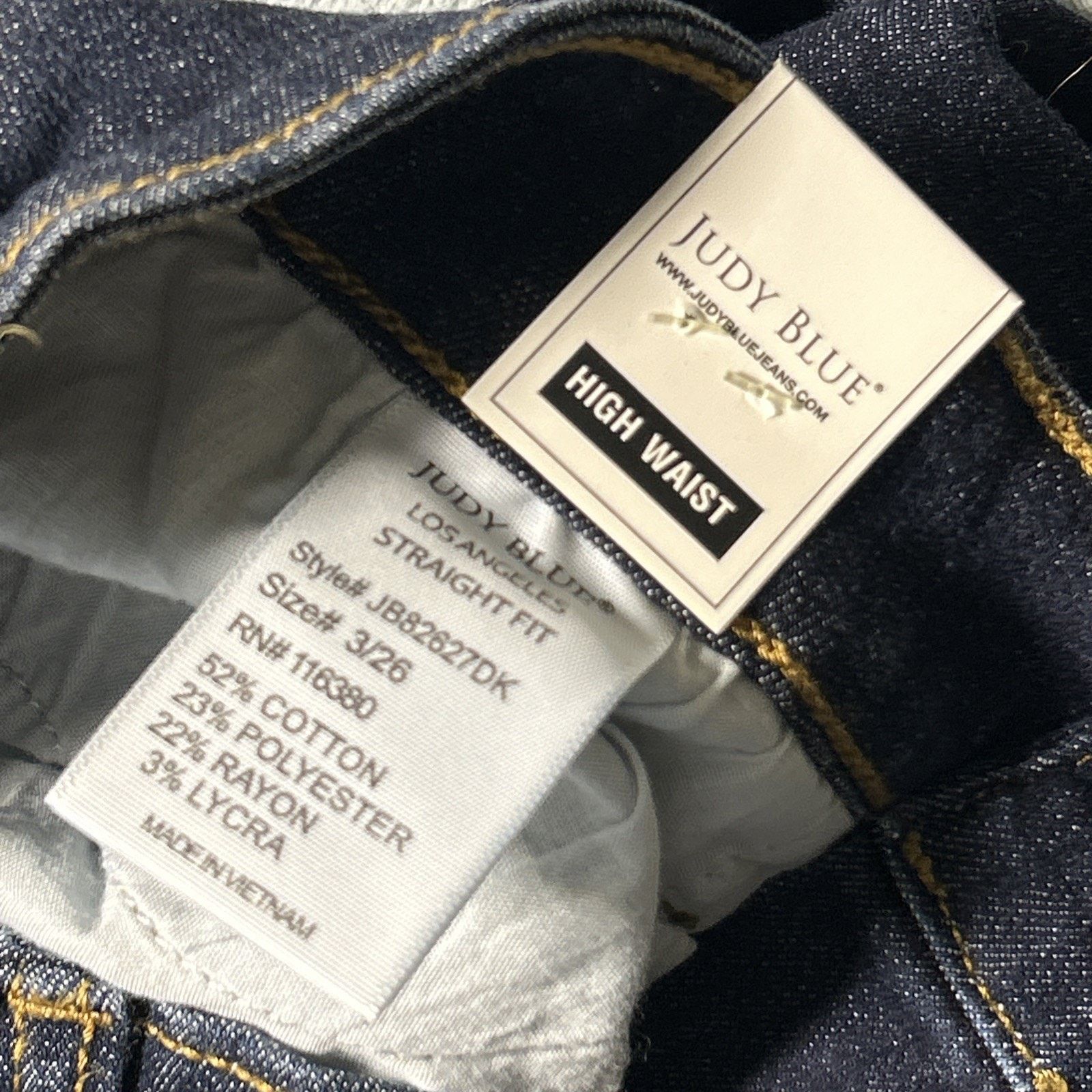 Judy Blue Beyond Baggy Jeans W's 3/26 Judy Blue Hamilton Baggie Loose Size 27" / US 4 / IT 40 - 5 Thumbnail