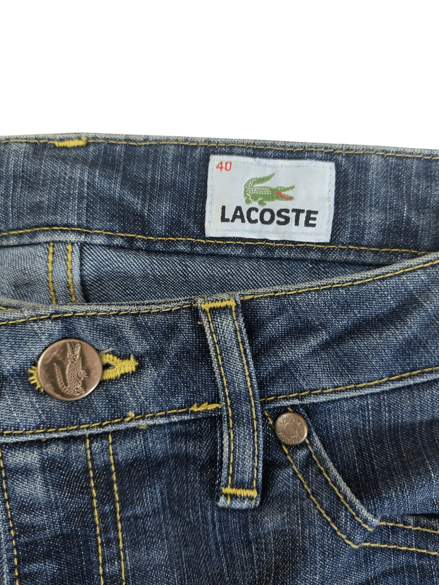 Lacoste Flare Vintage Lacoste Made in Japan Denim Size 26" / US 2 / IT 38 - 7 Thumbnail