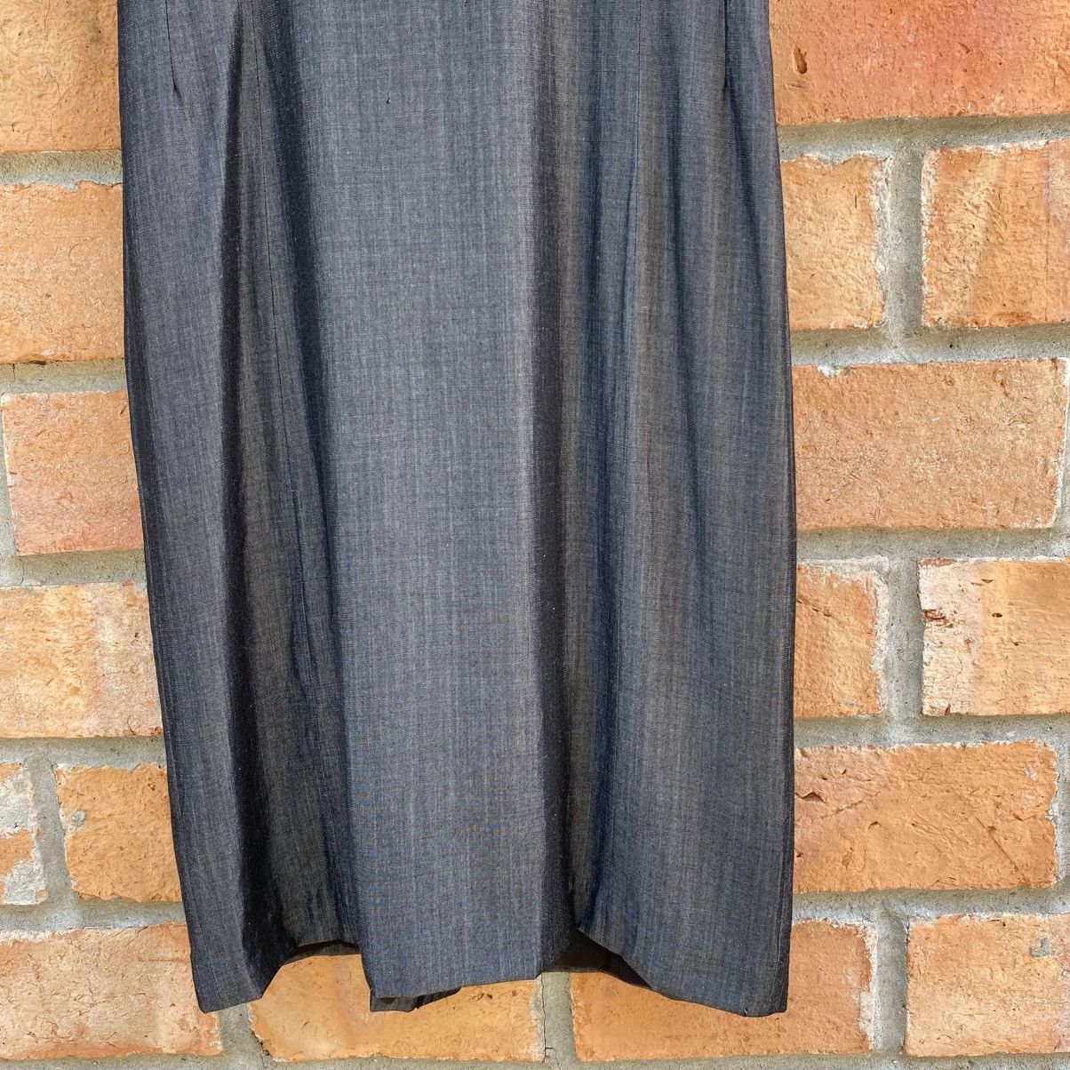 Zucca ZUCCA Dark Denim V-Neck Dress Size M / US 6-8 / IT 42-44 - 10 Thumbnail
