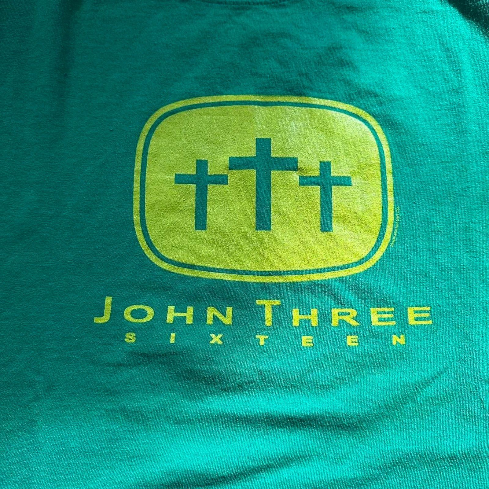 John Deere × Vintage Vintage Y2K John Three Sixteen John Deere Jesus Tee size XL Size US XL / EU 56 / 4 - 2 Thumbnail